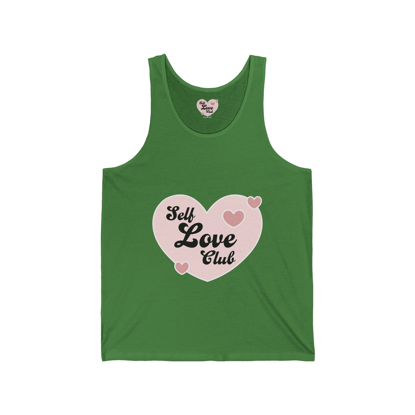 Self Love Club Tank Top — Pink Heart Wellness Graphic Tank