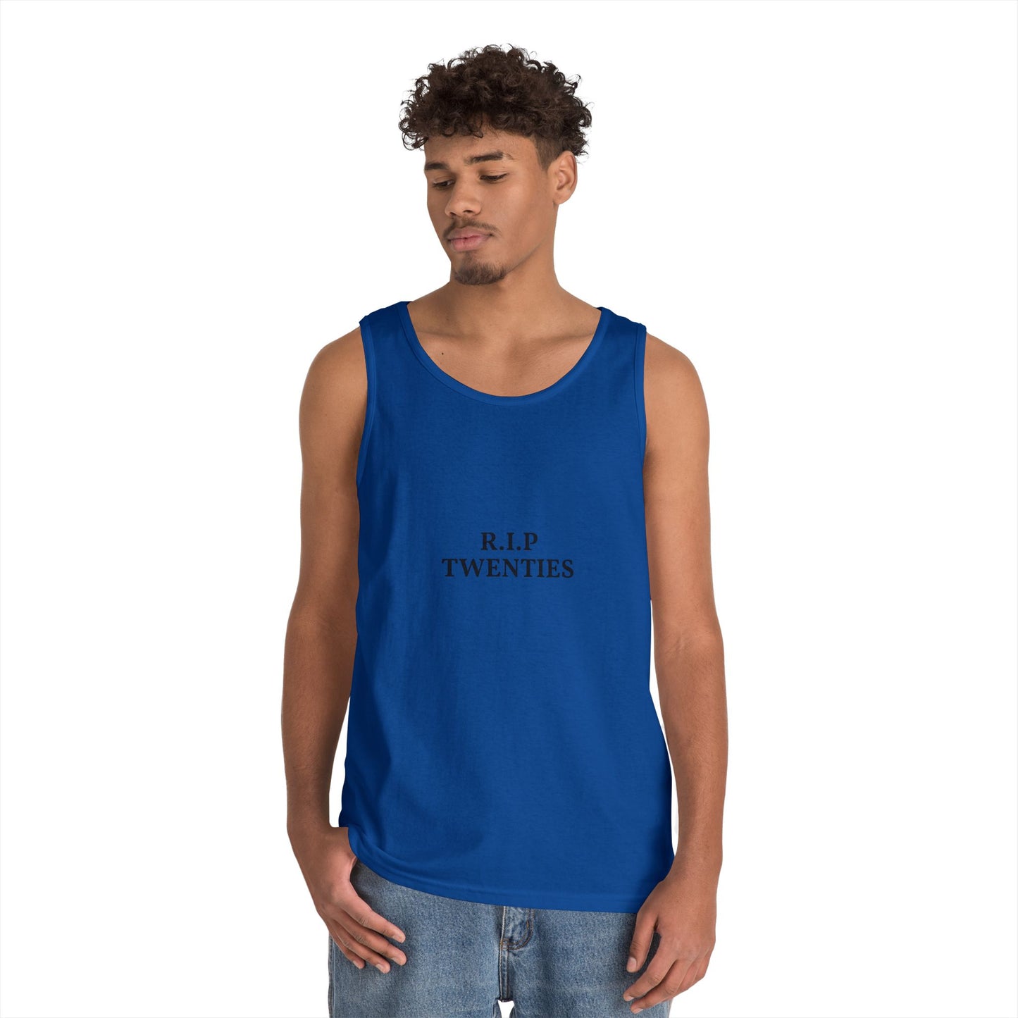 R.I.P. Twenties Tank Top — Funny Millennial Nostalgia Graphic Tank