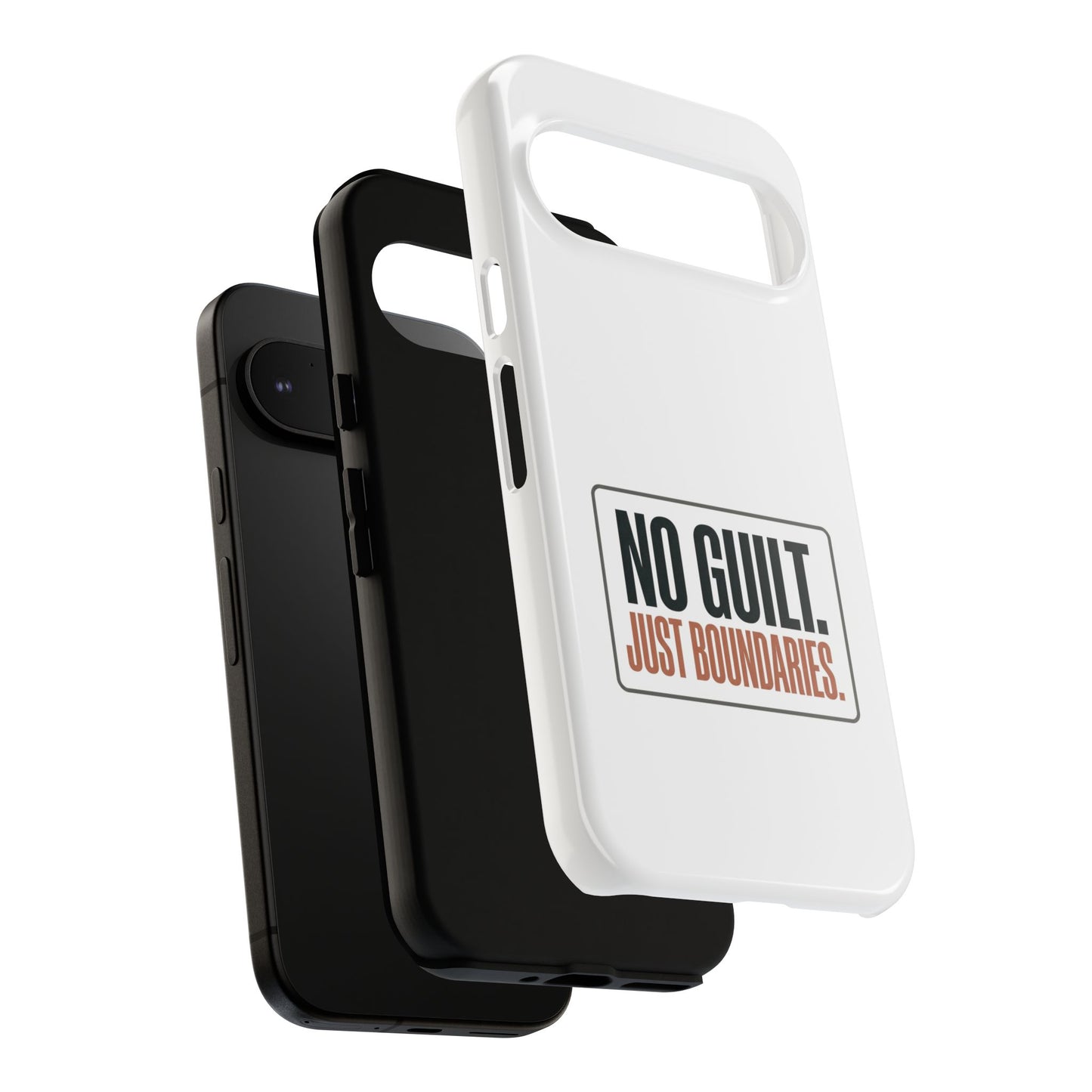 Phone Case — “No Guilt. Just Boundaries.” Motivational Protective Case