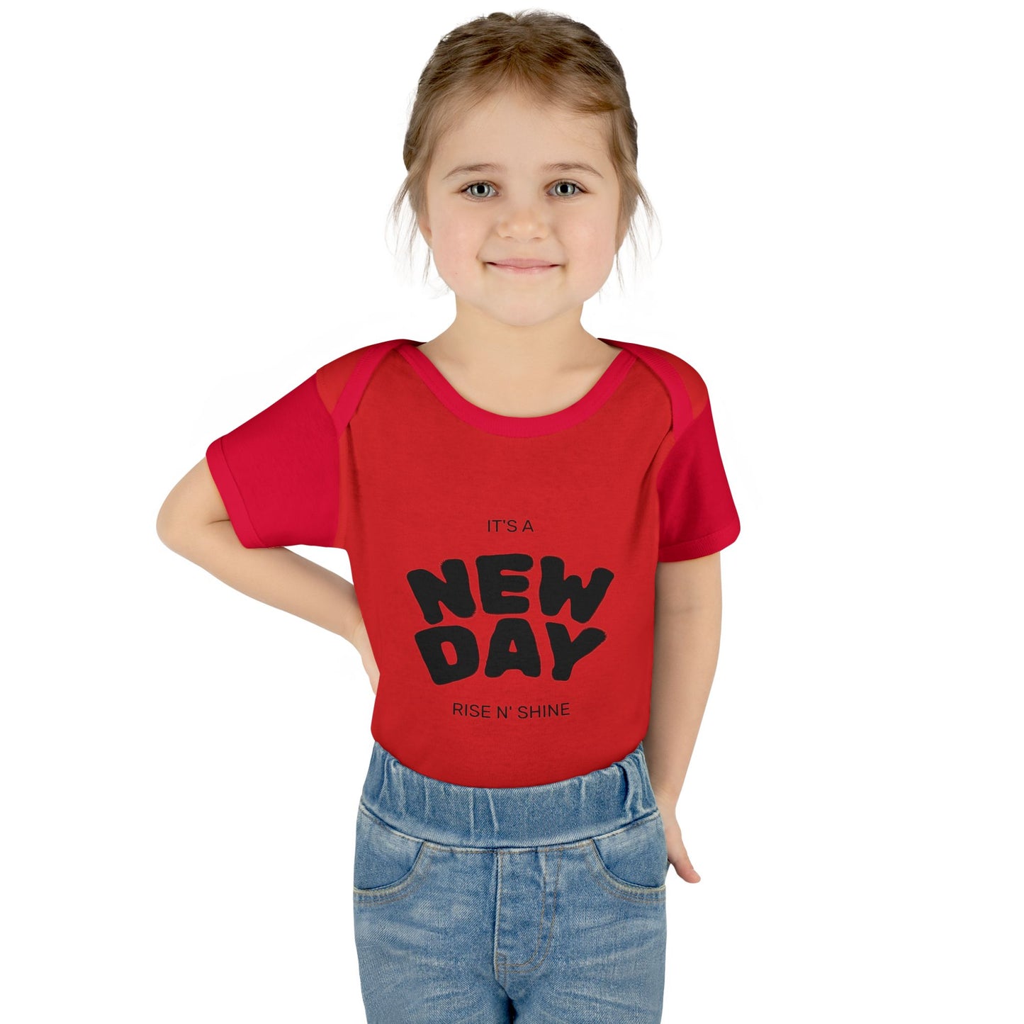 Infant Bodysuit "It's a New Day — Rise N' Shine" Baby Onesie