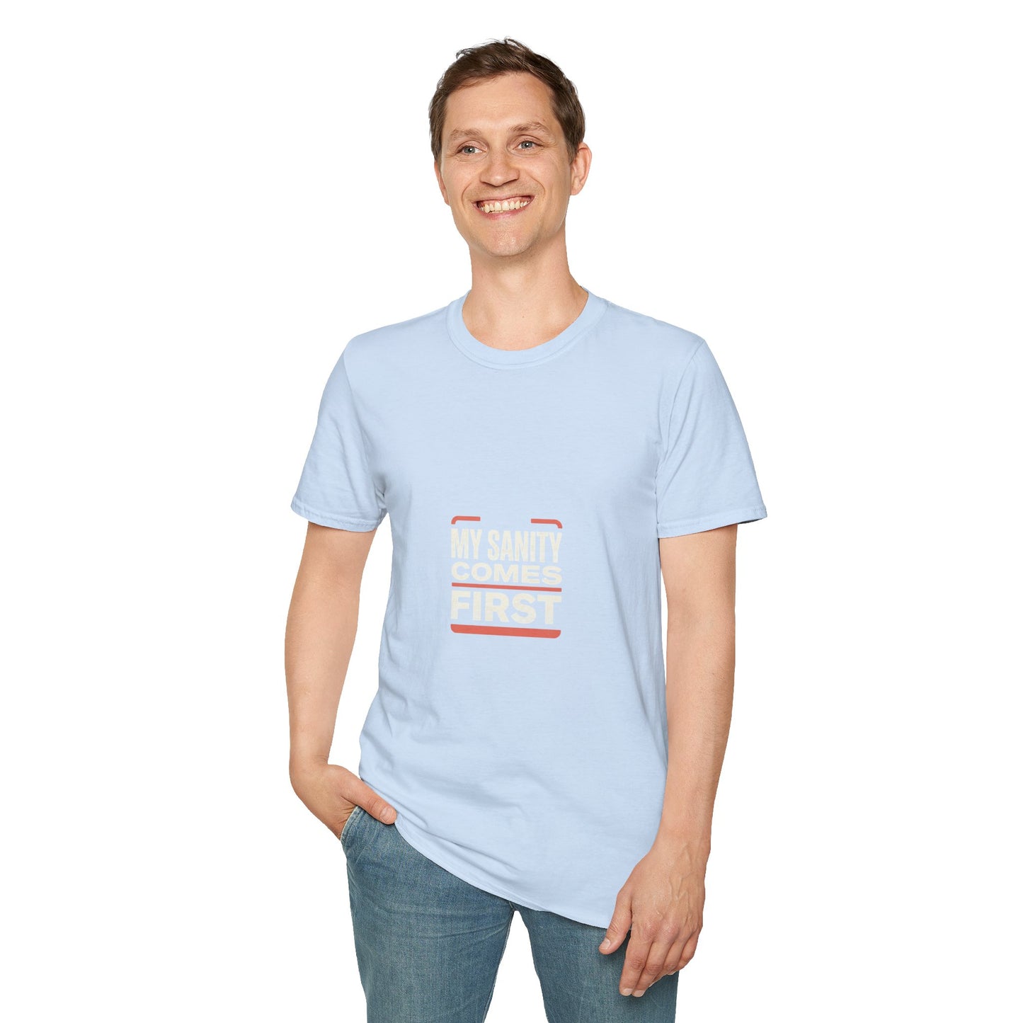 T‑Shirt — Minimal 'My Sanity Comes First' Graphic Tee
