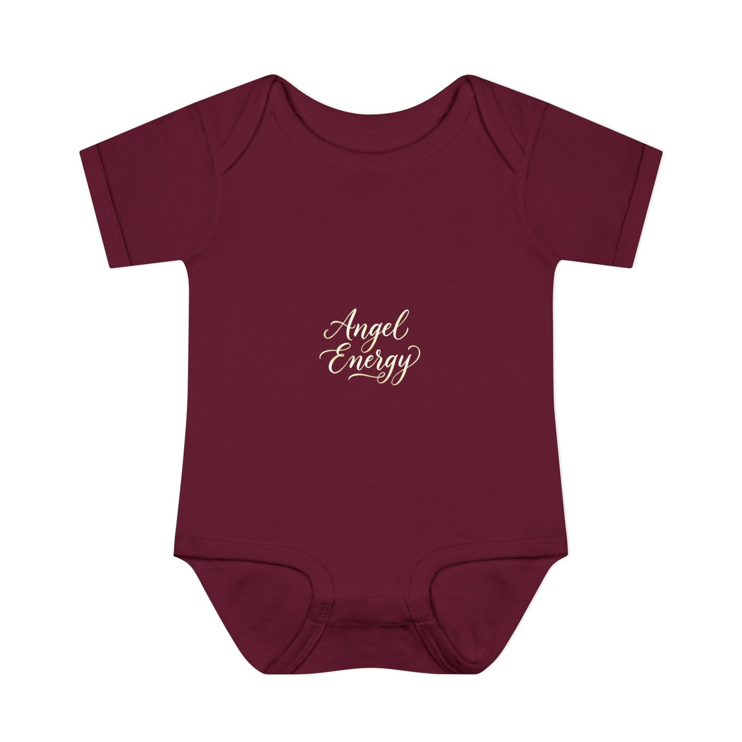 Infant Bodysuit - 'Angel Energy' Cute Baby Onesie (Newborn to 24M)