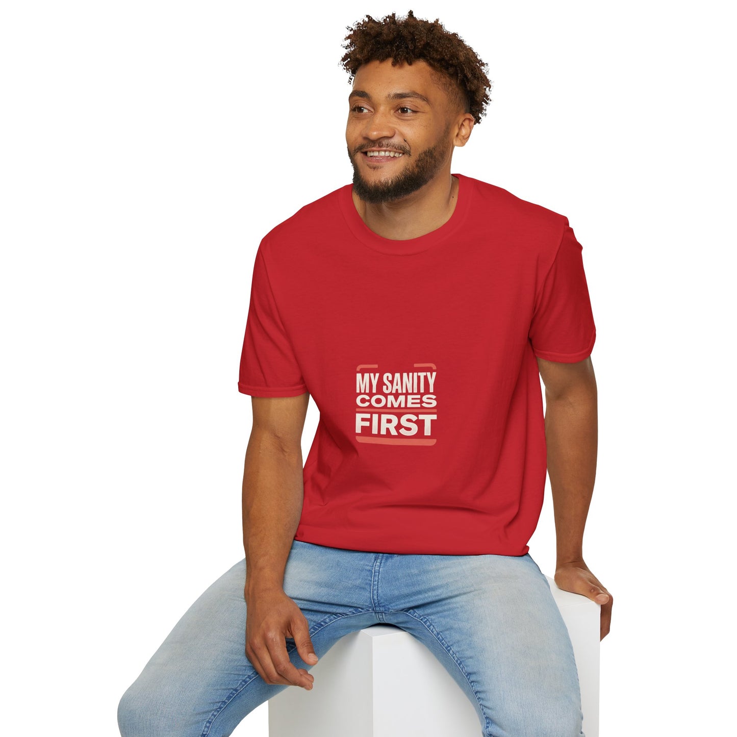 T‑Shirt — Minimal 'My Sanity Comes First' Graphic Tee