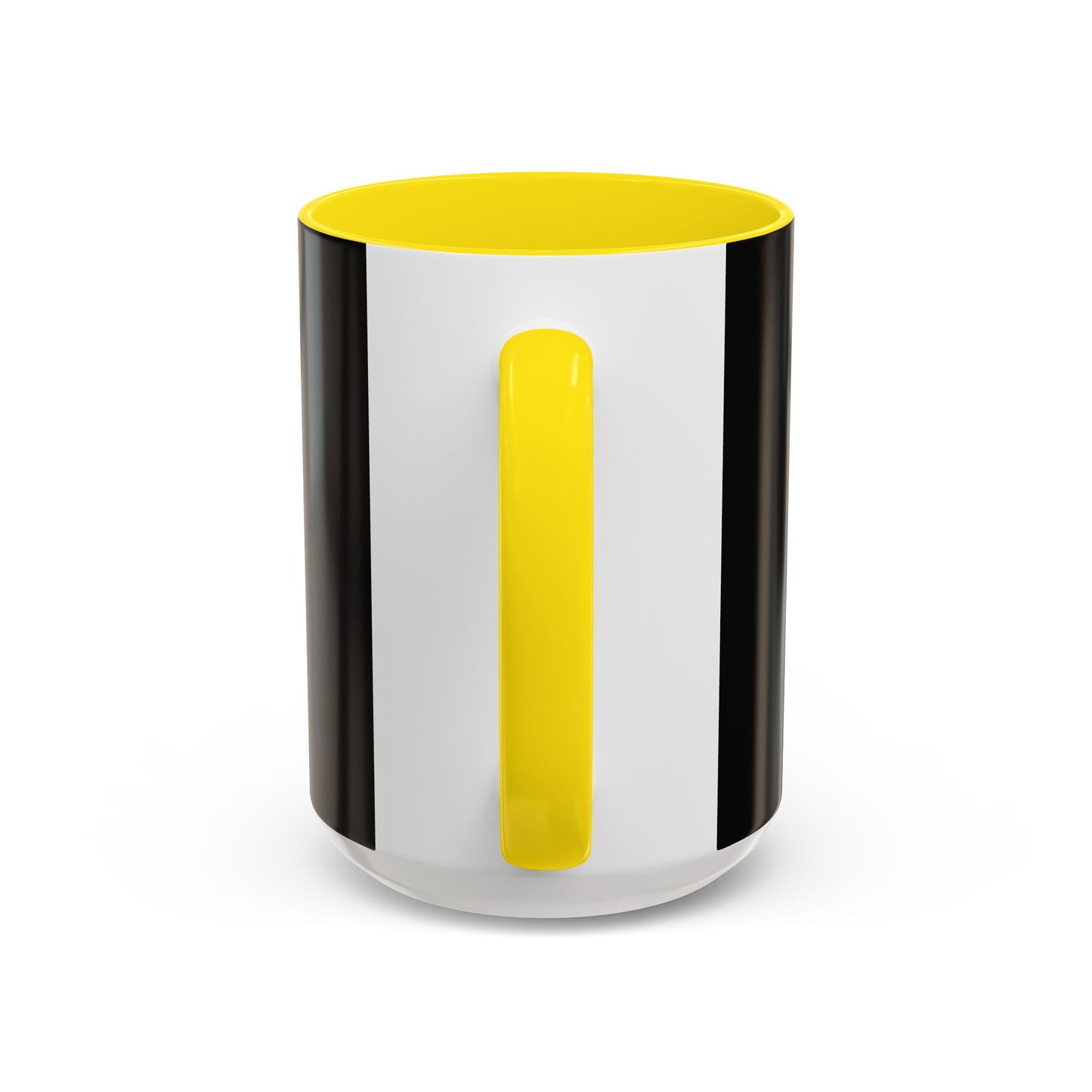 Caneca de café - Caneca inspiradora com detalhes pretos "Meu Brilho É Meu Próprio Negócio" (11/15 onças)