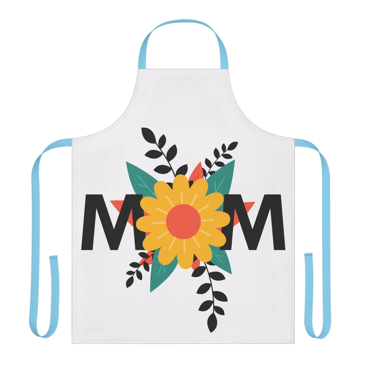Mom Apron, 5-Color Straps (AOP)