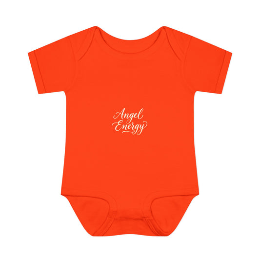 Infant Bodysuit - 'Angel Energy' Cute Baby Onesie (Newborn to 24M)
