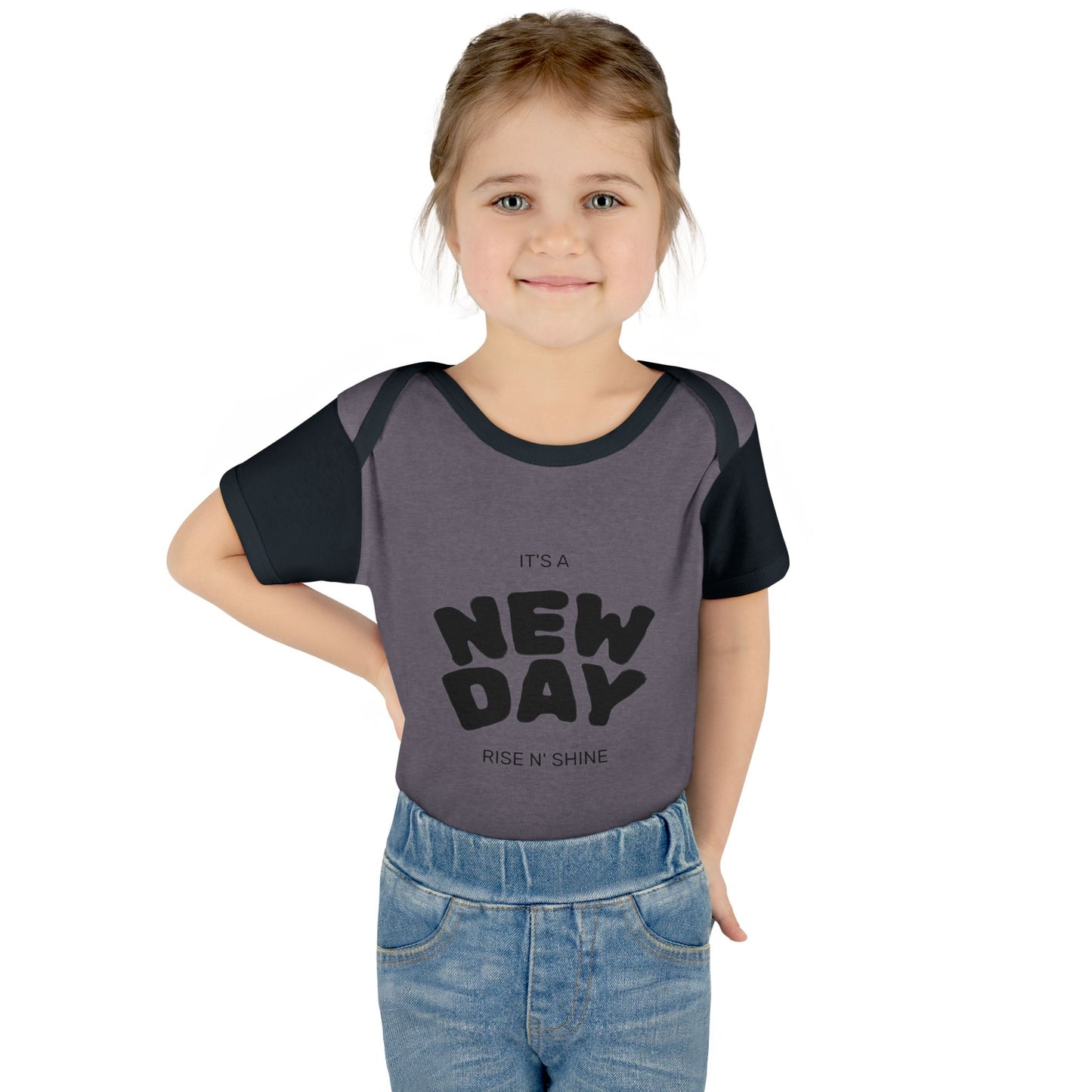 Infant Bodysuit "It's a New Day — Rise N' Shine" Baby Onesie