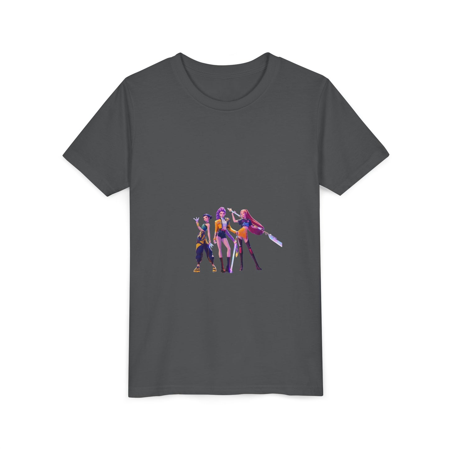 Youth Tee — Colorful Cartoon Band Kids T‑Shirt