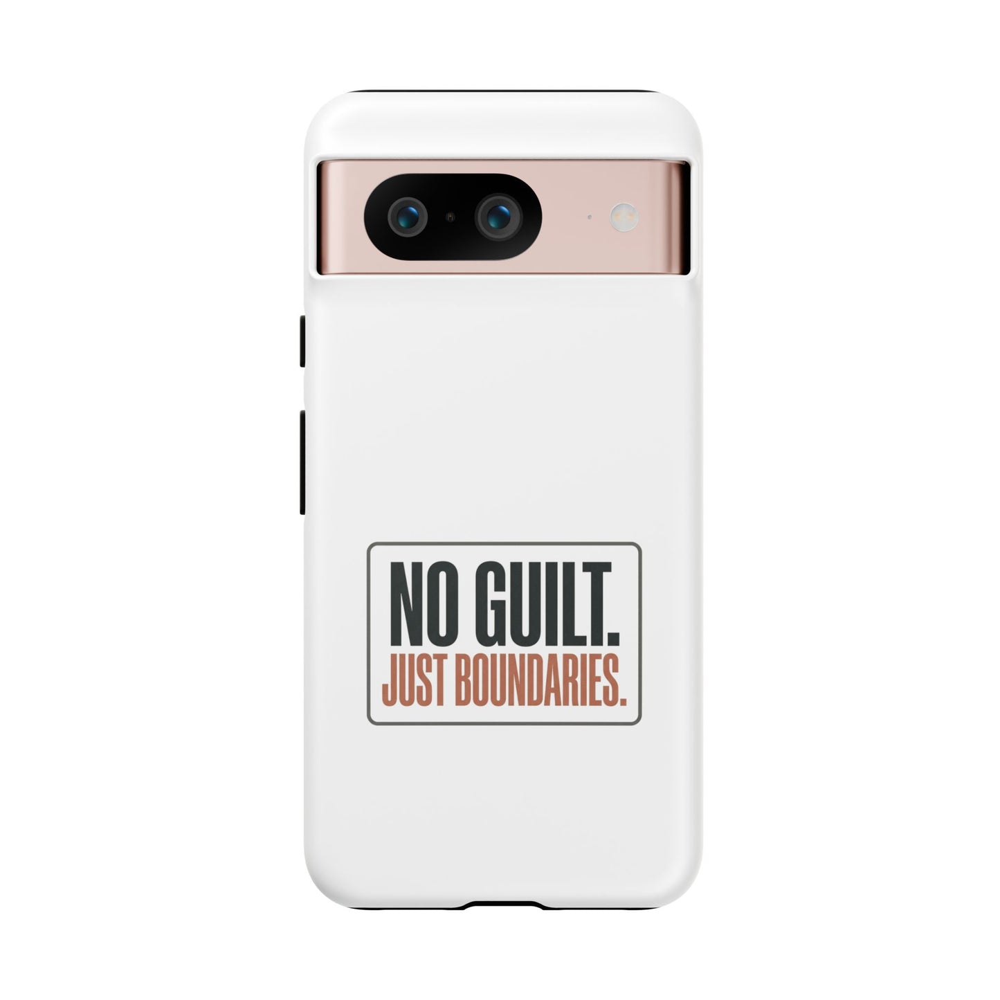Phone Case — “No Guilt. Just Boundaries.” Motivational Protective Case