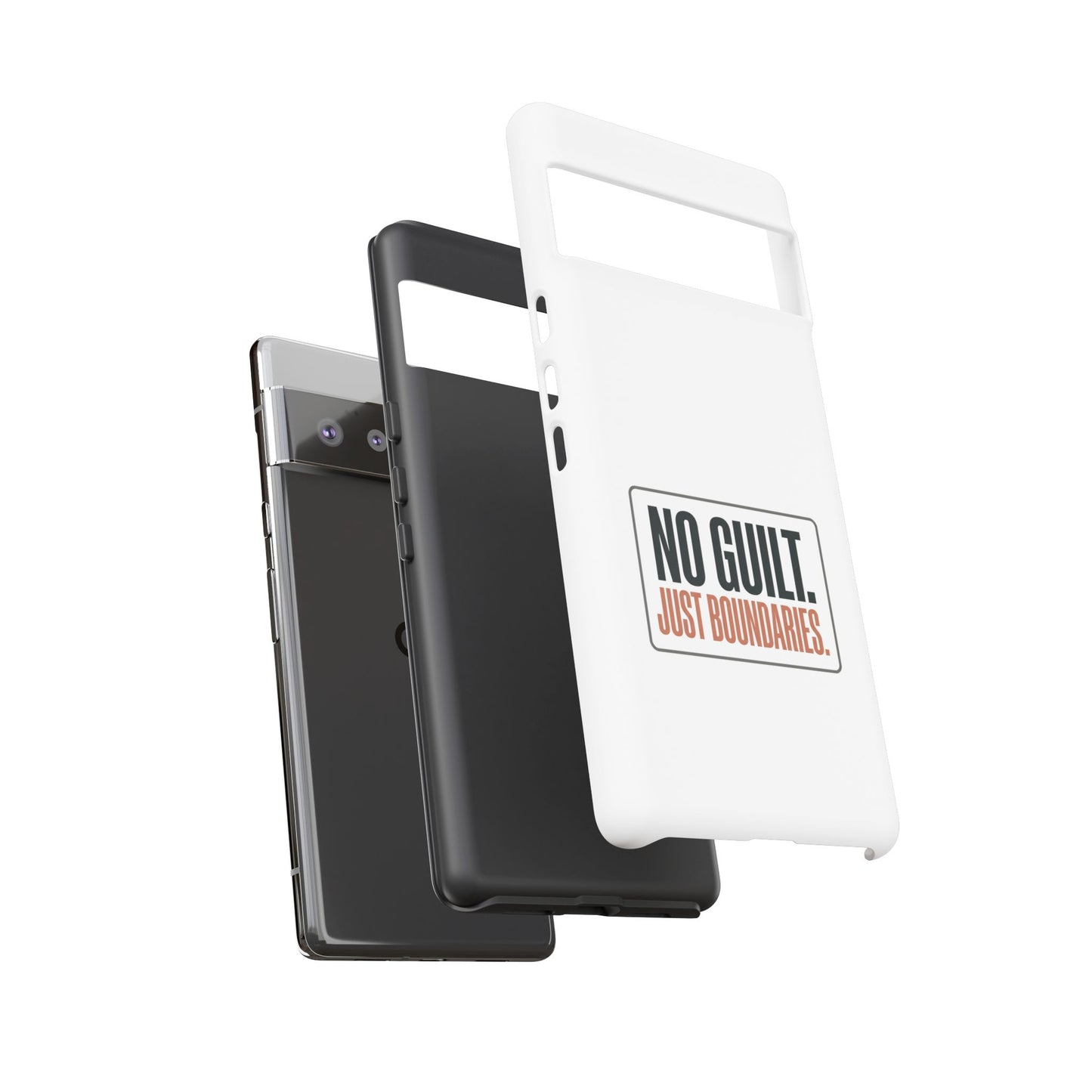 Phone Case — “No Guilt. Just Boundaries.” Motivational Protective Case