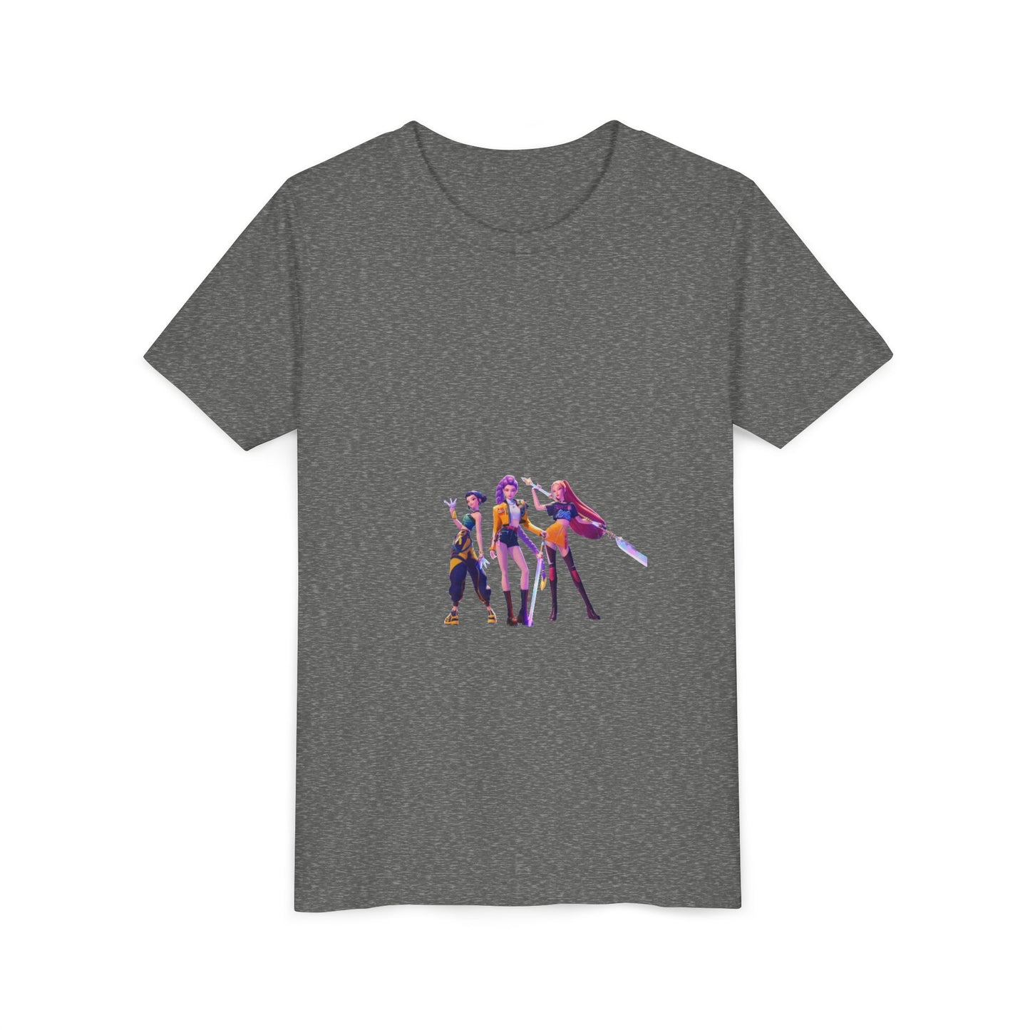 Youth Tee — Colorful Cartoon Band Kids T‑Shirt