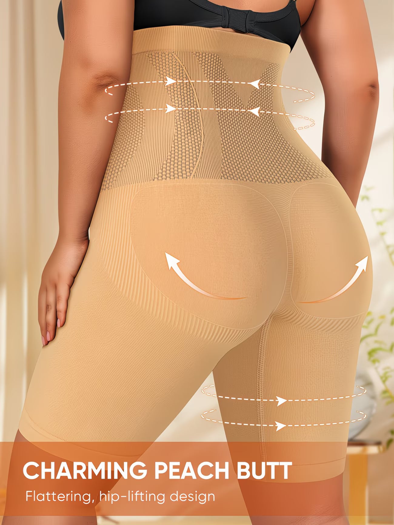 CurveControl™ Plus Size High-Waist Shaping Underwear | Tummy Control & Butt Lift Seamless Briefs