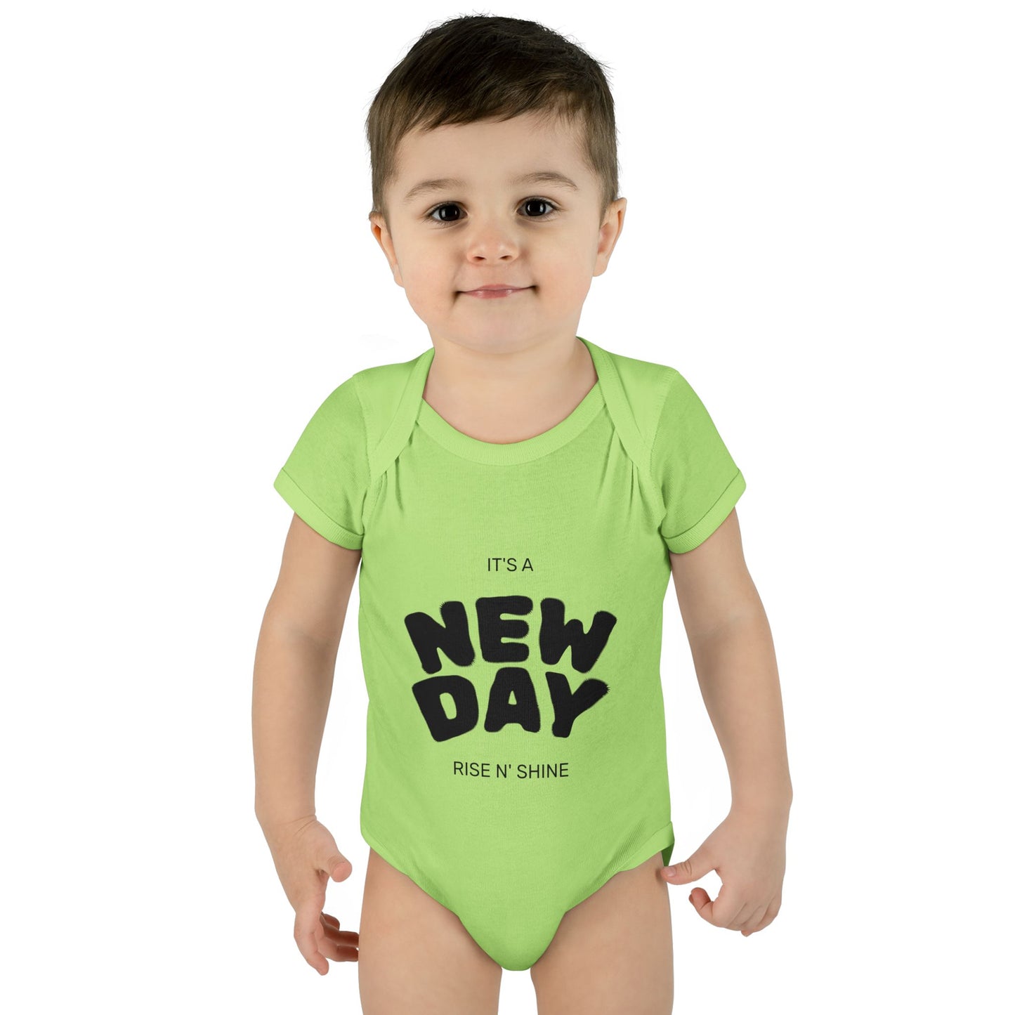 Infant Bodysuit "It's a New Day — Rise N' Shine" Baby Onesie