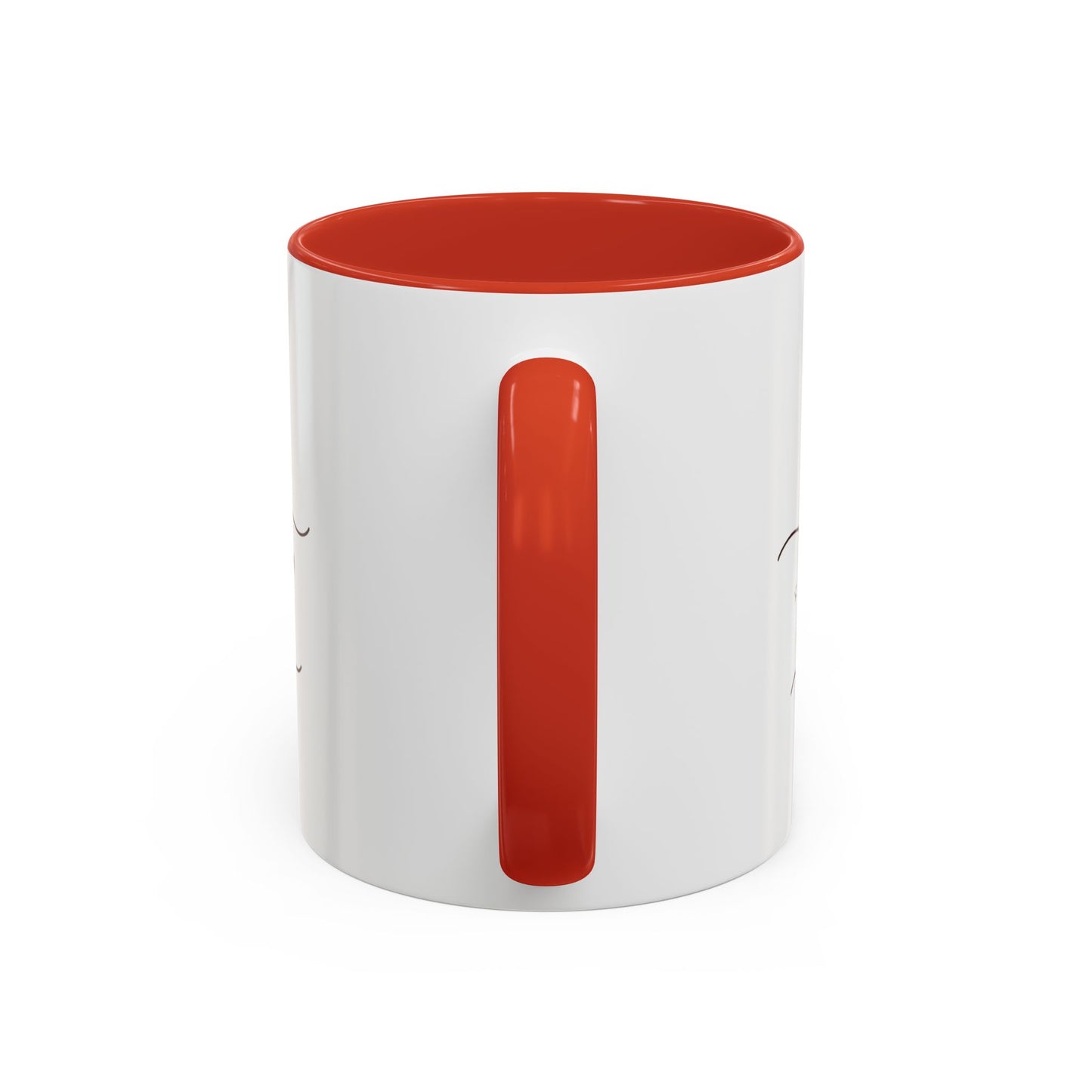 Personalized Accent Coffee Mug — “Just Like Everything You Do”