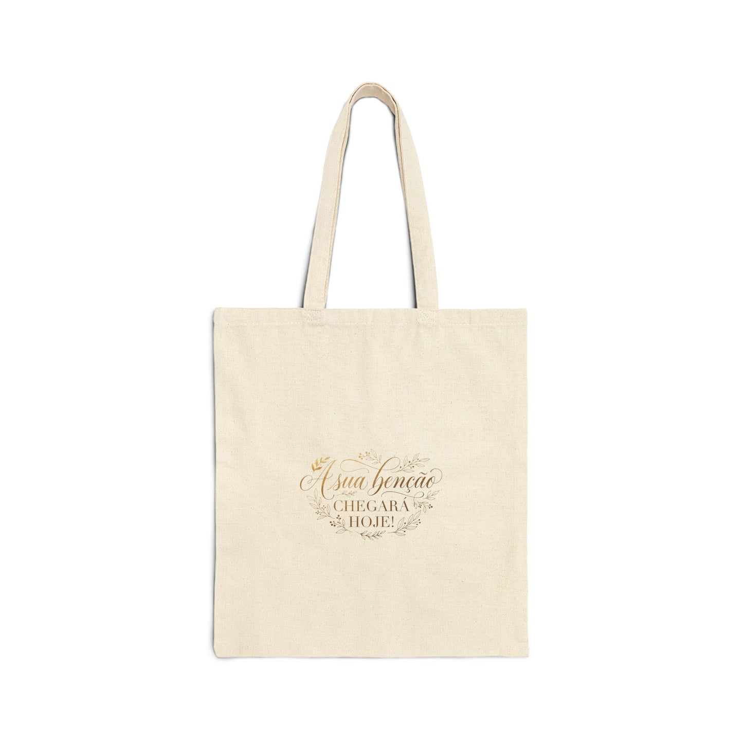 Tote Bag Cristã Personalizada – "A Sua Bênção Chegará Hoje" | Inspirada na Mensagem de Valnice Vanessa