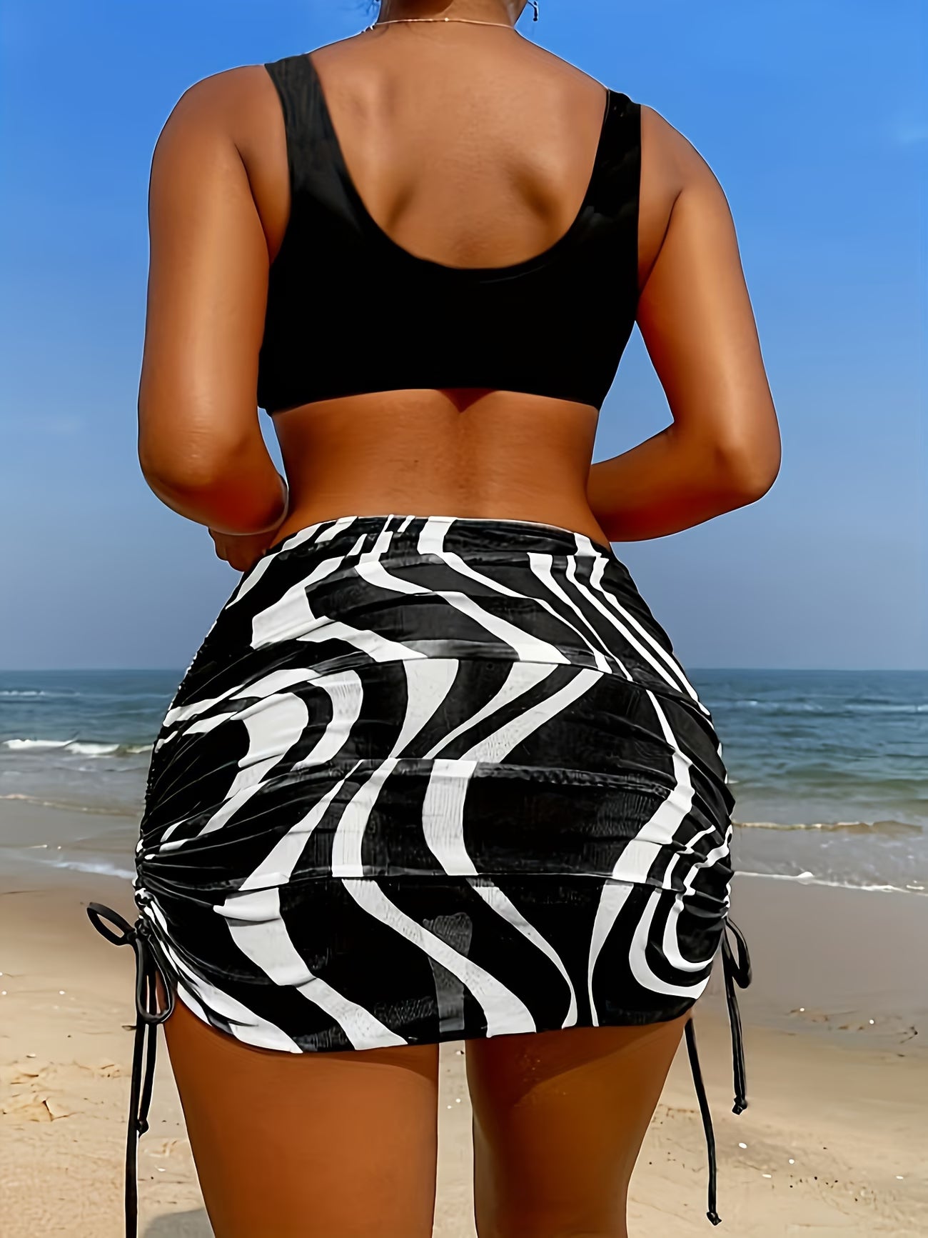 Coastal Chic Striped Bikini Set