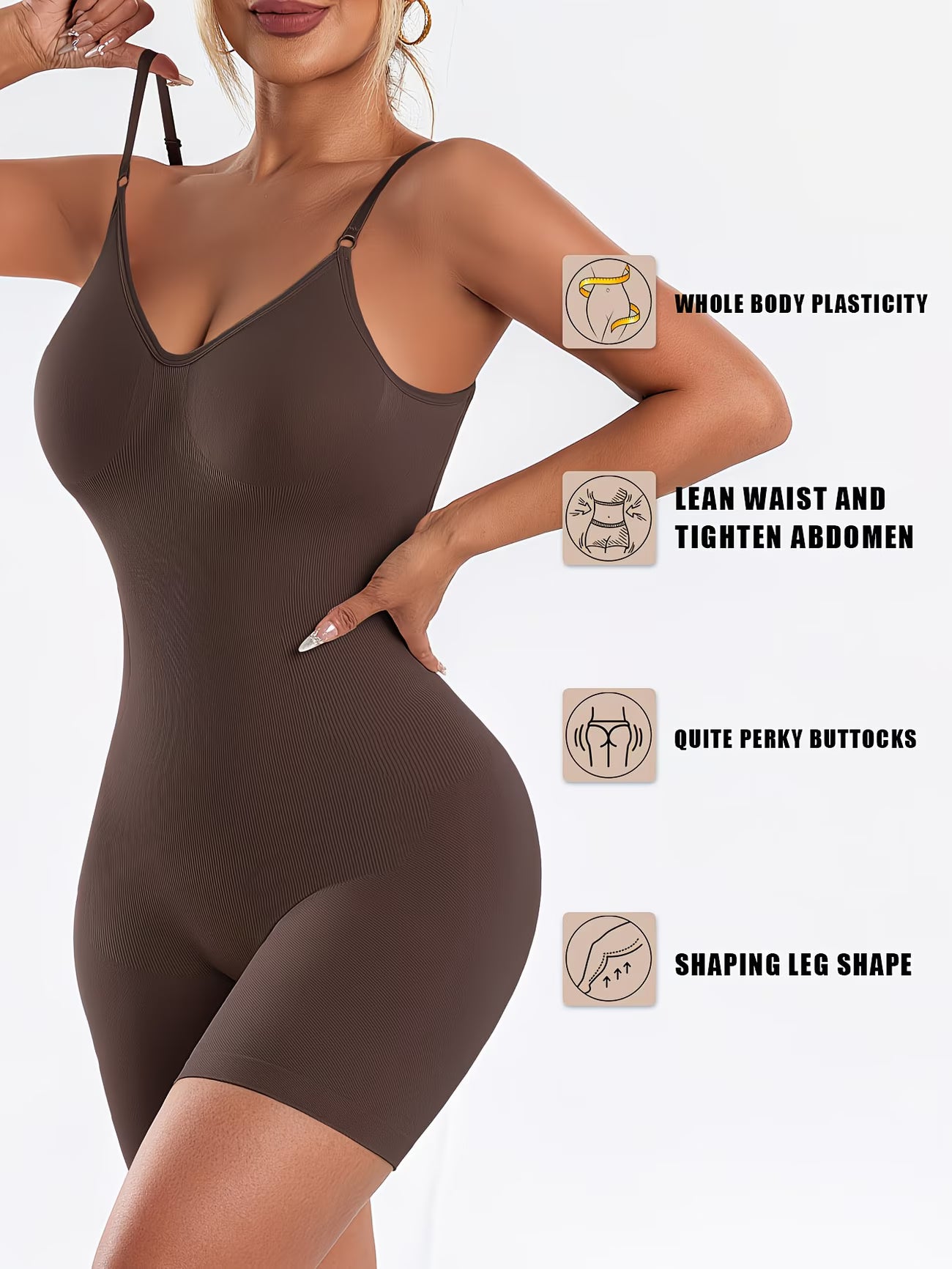 FlexSculpt™ Seamless Backless Yoga Bodysuit | Tummy Control Butt Lift Active Shapewear for Fitness & Daily Wear