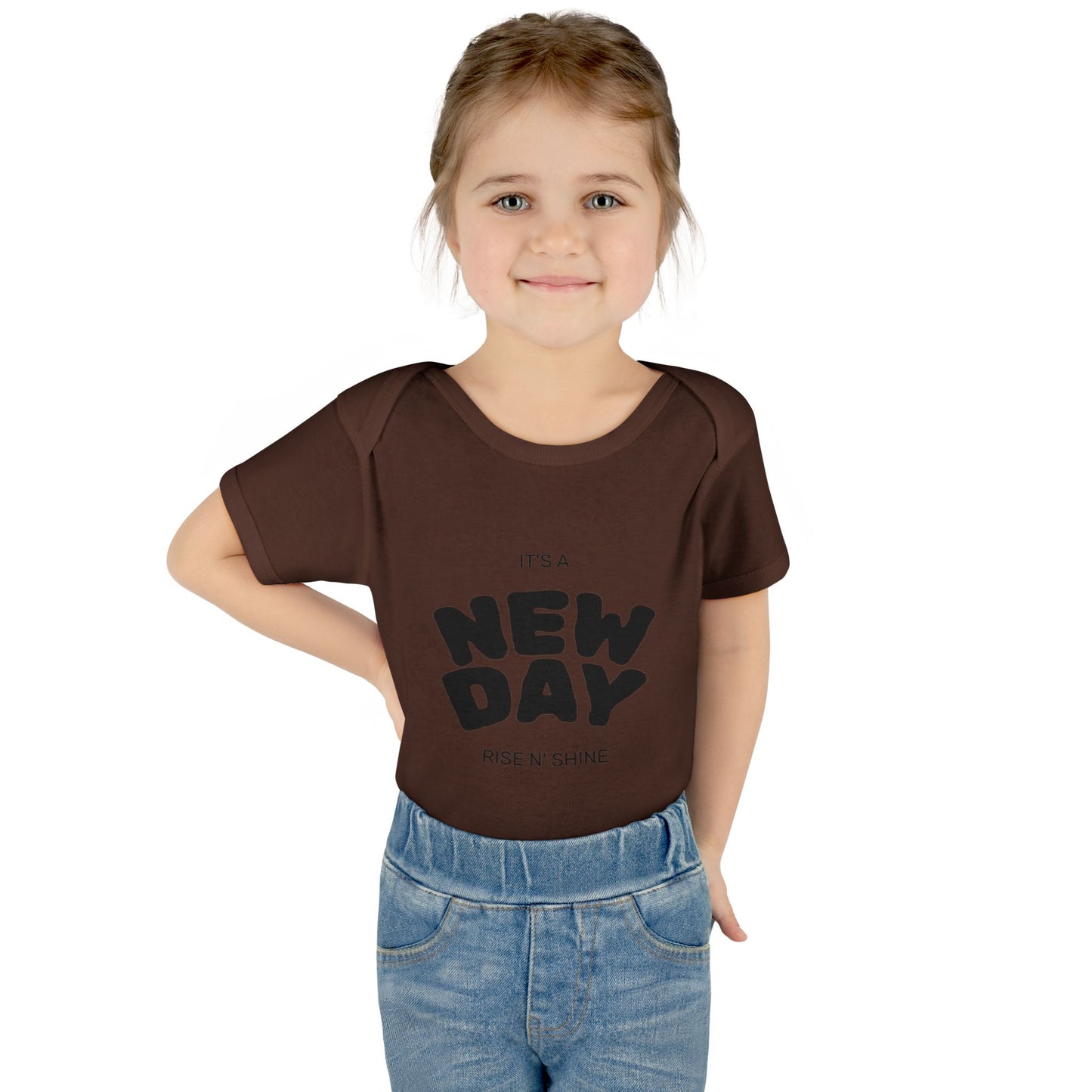 Infant Bodysuit "It's a New Day — Rise N' Shine" Baby Onesie