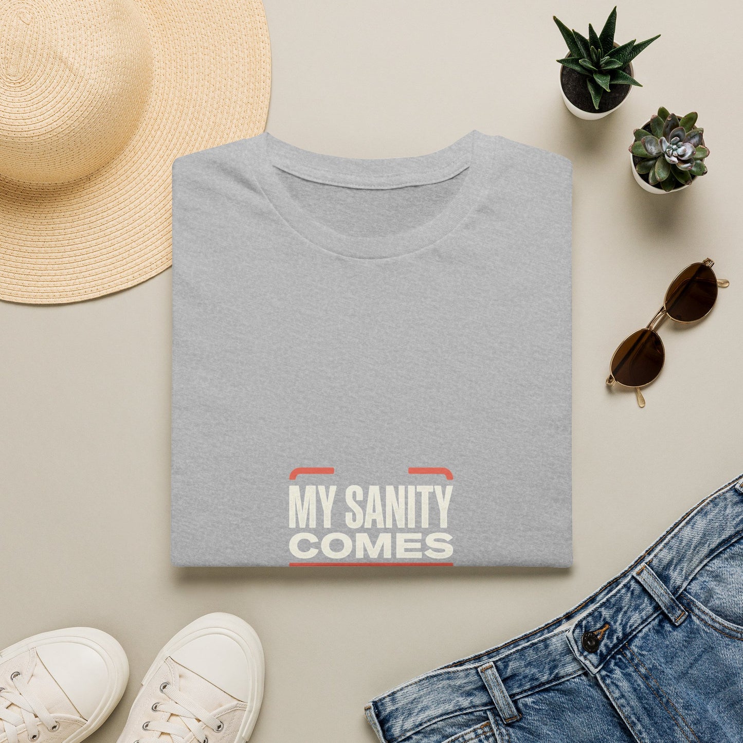 T‑Shirt — Minimal 'My Sanity Comes First' Graphic Tee