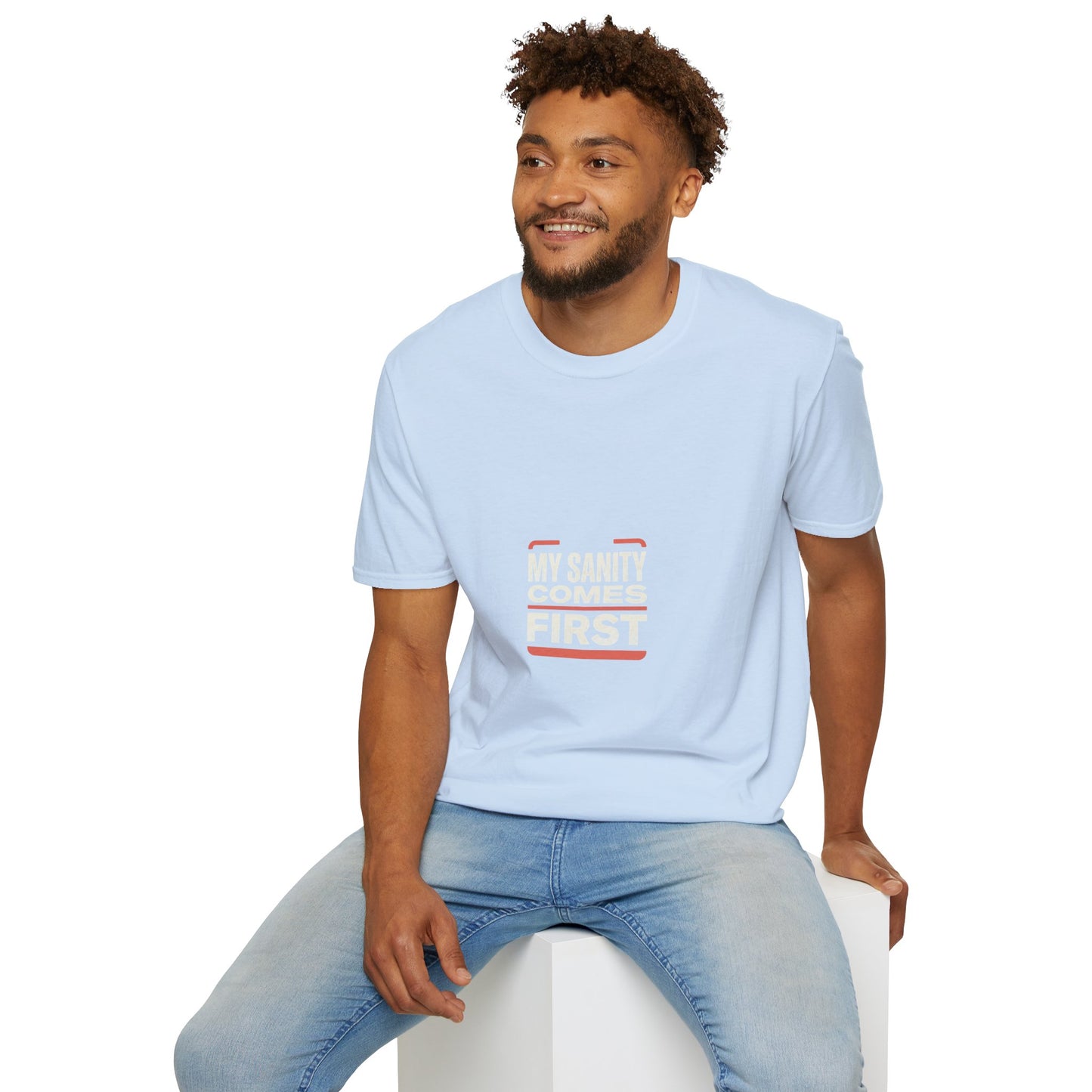 T‑Shirt — Minimal 'My Sanity Comes First' Graphic Tee