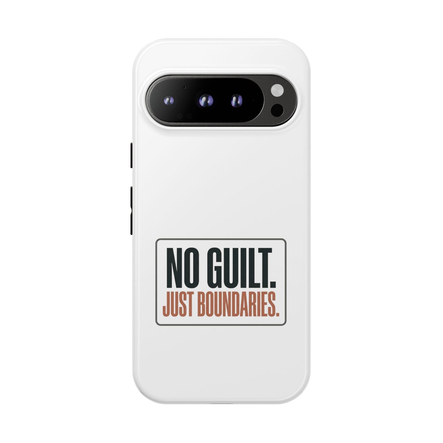 Phone Case — “No Guilt. Just Boundaries.” Motivational Protective Case