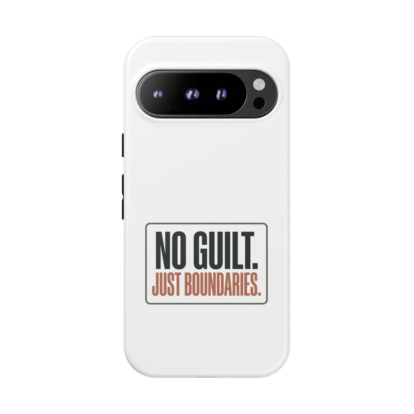 Phone Case — “No Guilt. Just Boundaries.” Motivational Protective Case
