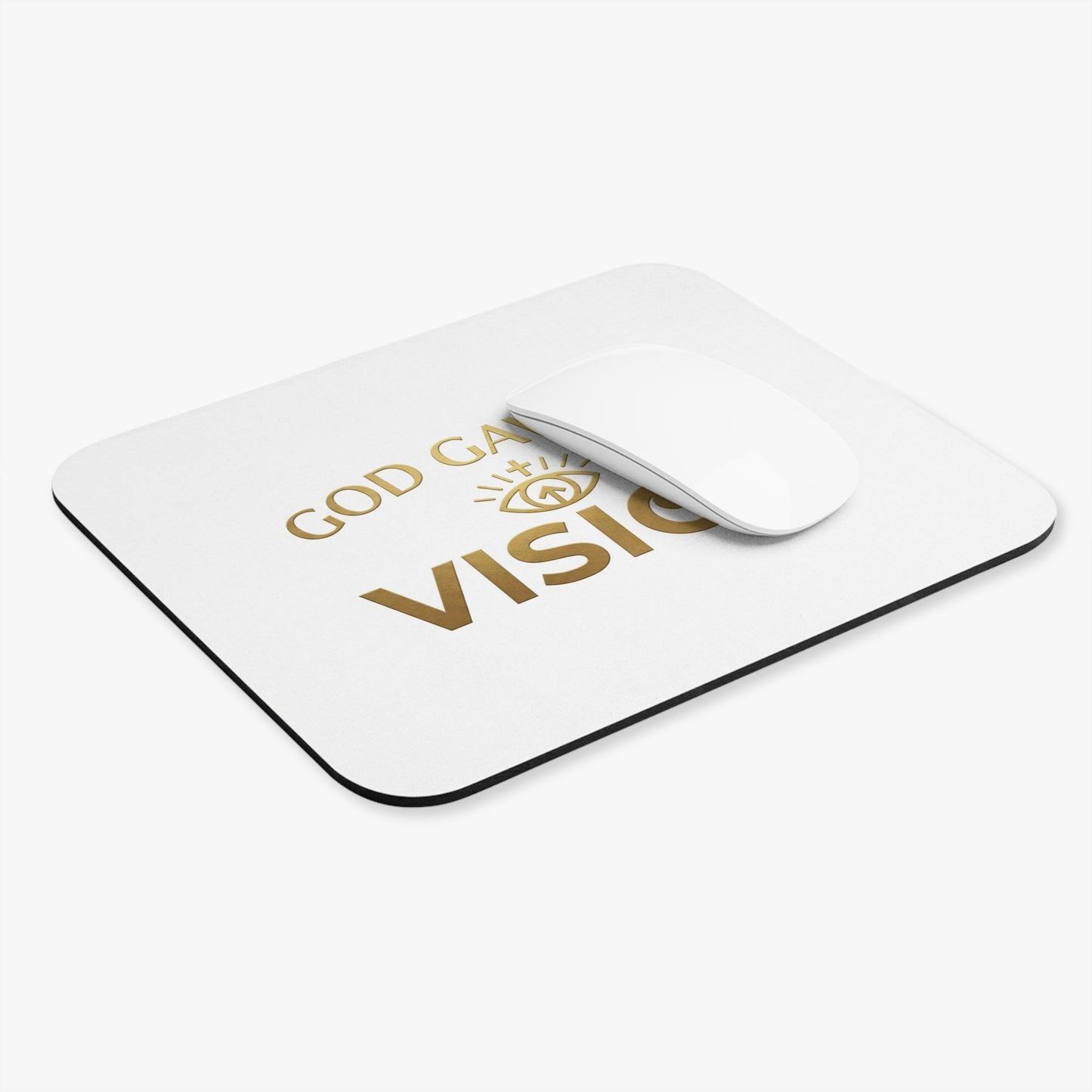 God Gave Me Vision Mouse Pad — Inspirational Christian Desk Accessory