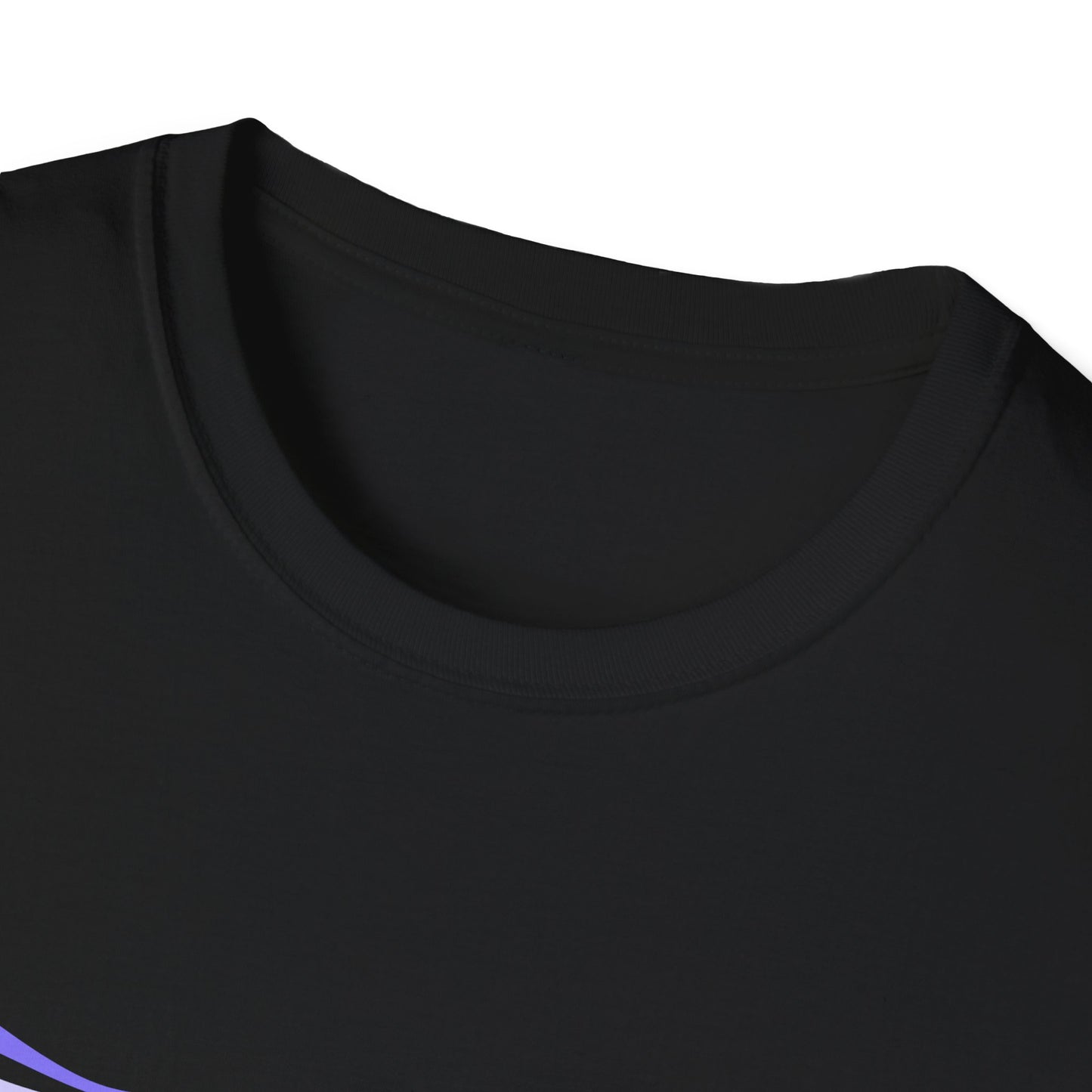 Dog Face T-Shirt — Playful Purple Pup with Star Sunglasses Graphic