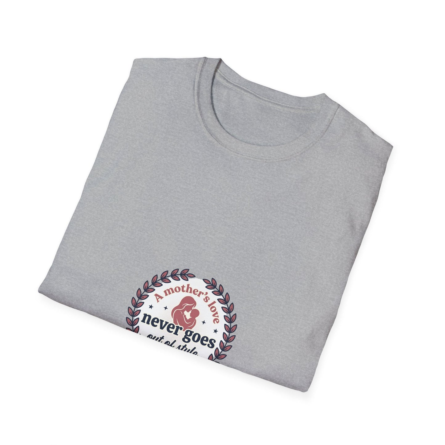 Love Never Goes Out of Style Retro Rose T-Shirt - Camiseta "O Amor Nunca Sai de Moda" – Rosa Retrô
