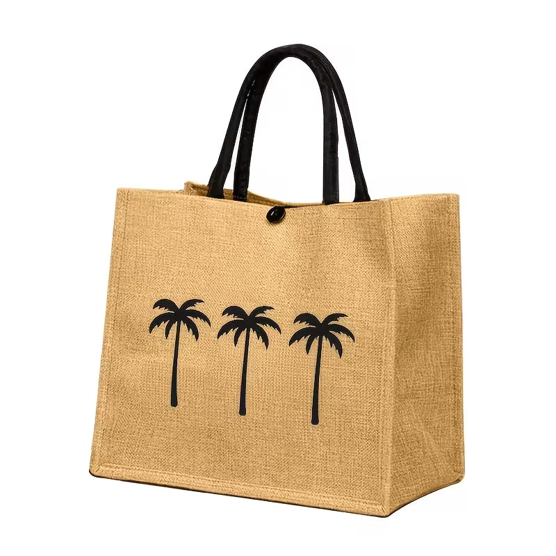 Women's 3-Piece Animal Print Beach Bag Set | Sun Hat, Tote Bag & Handbag Combo