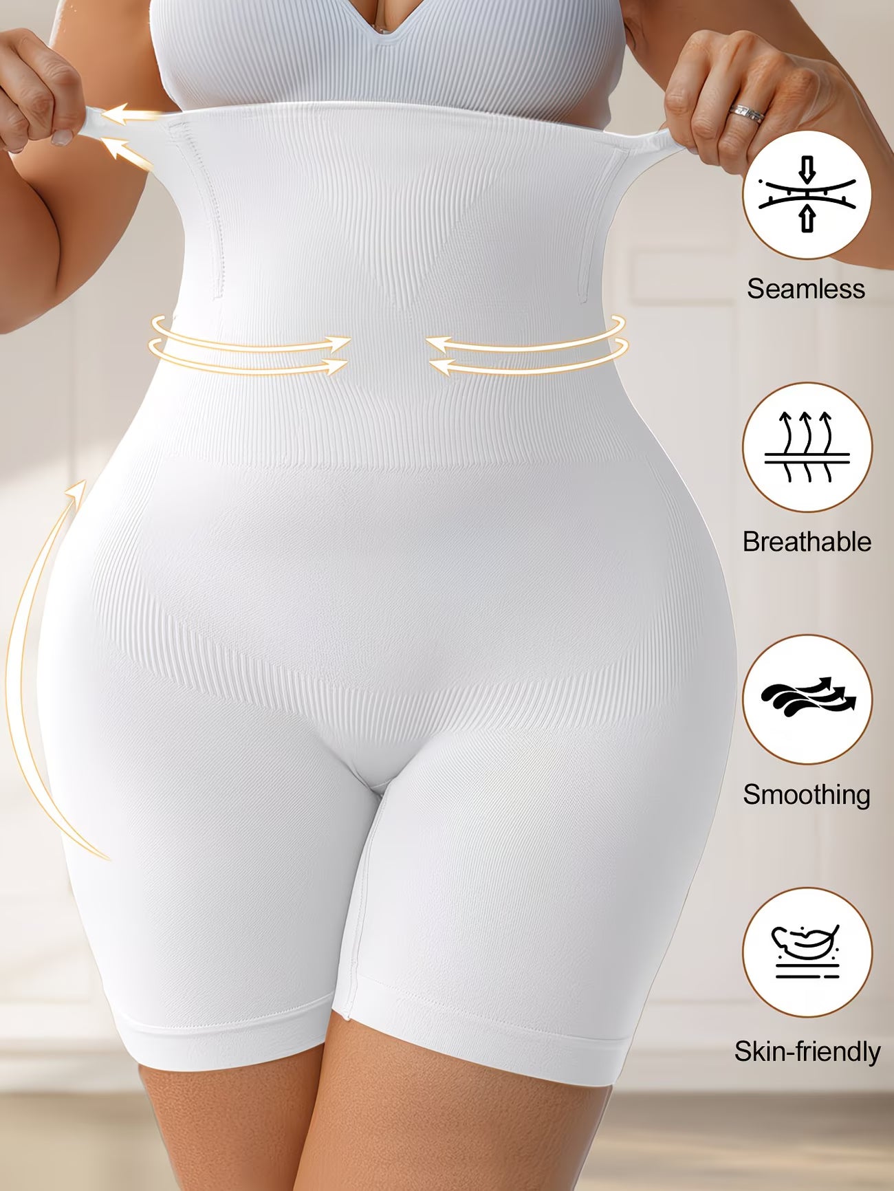CurveLift™ Plus Size Waist Cincher Shaping Leggings | Tummy Control & Hip Lift Sculpt Pants