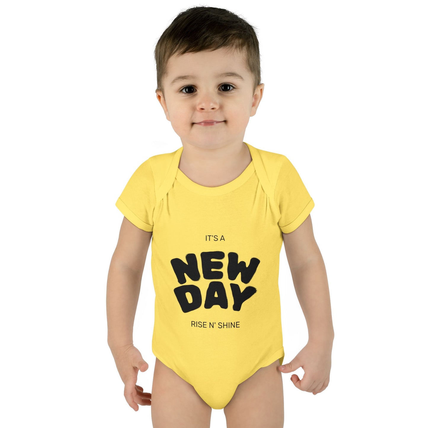 Infant Bodysuit "It's a New Day — Rise N' Shine" Baby Onesie