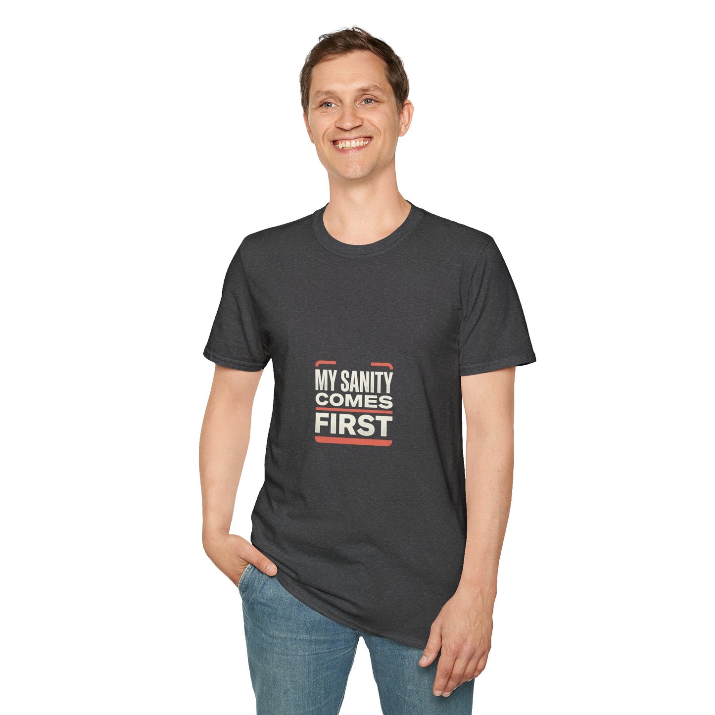 T‑Shirt — Minimal 'My Sanity Comes First' Graphic Tee