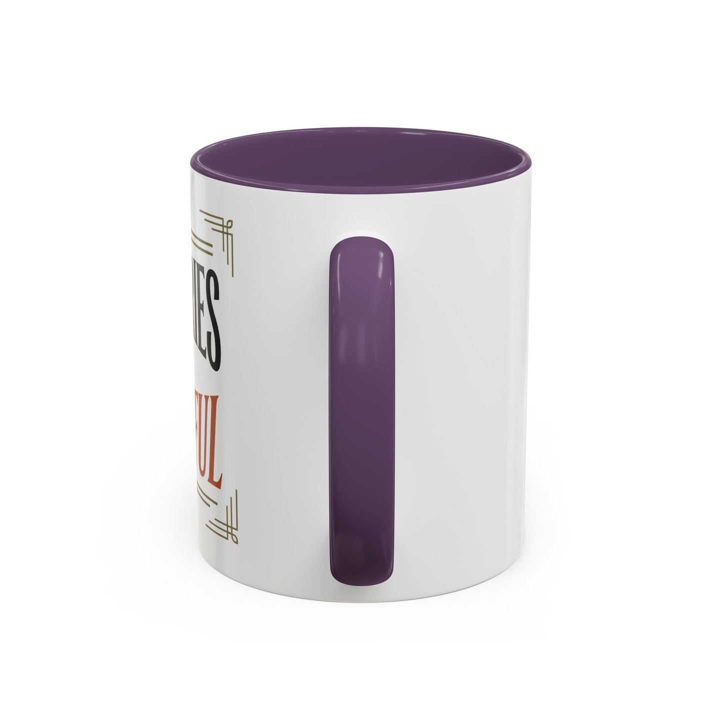 Boundaries Are Beautiful Accent Coffee Mug — Inspirational Self-Care Coffee Cup (11/15oz)