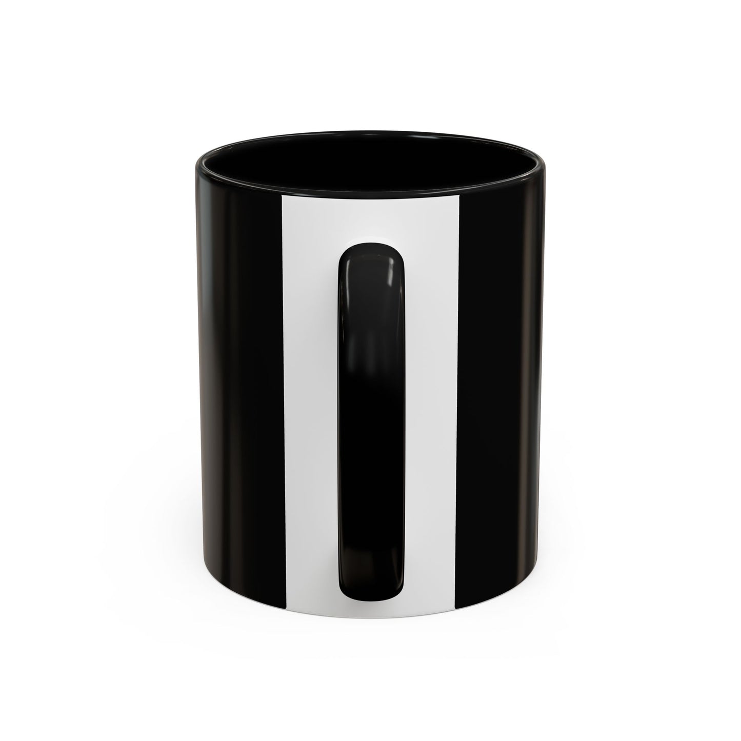 Caneca de café - Caneca inspiradora com detalhes pretos "Meu Brilho É Meu Próprio Negócio" (11/15 onças)