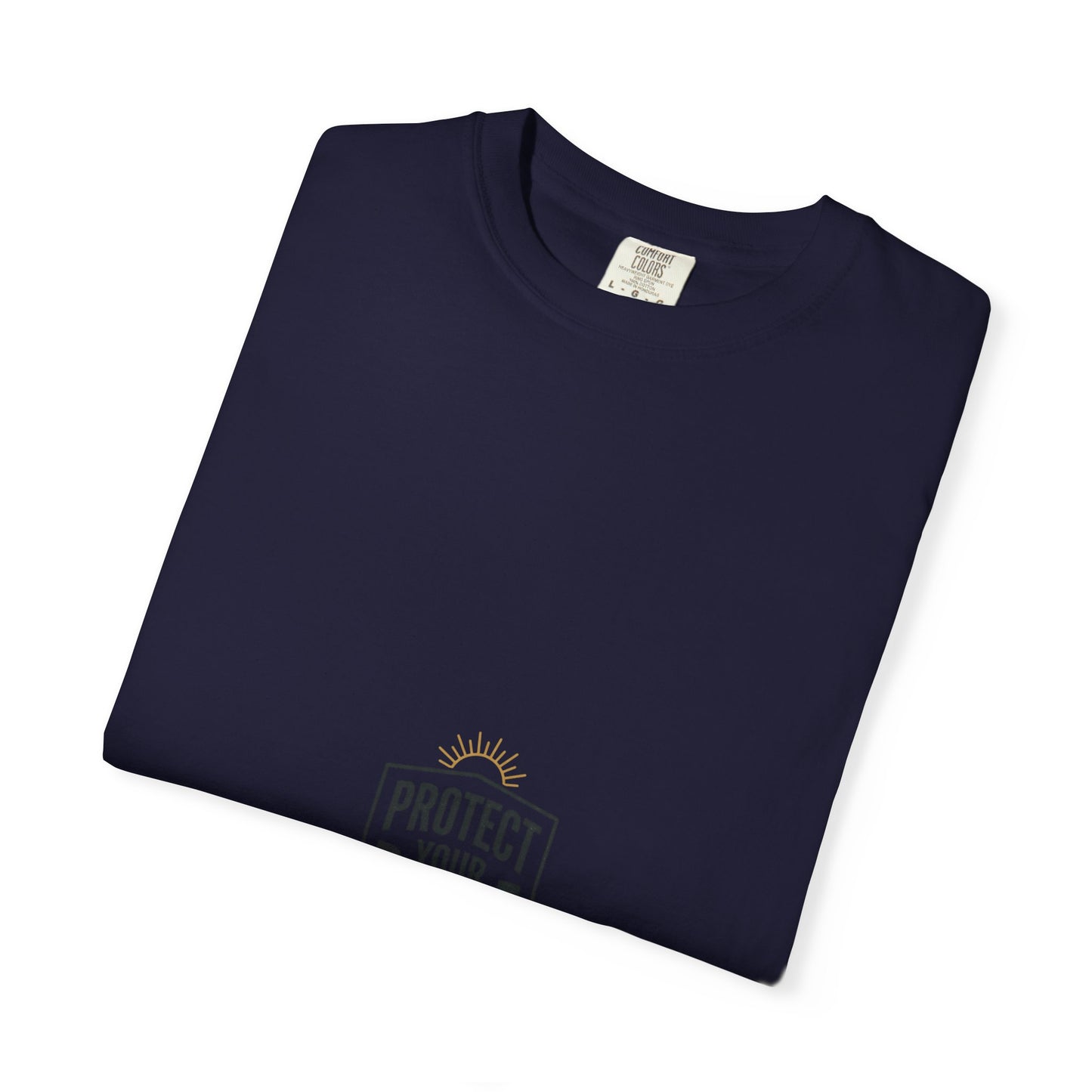 Protect Your Peace T-Shirt — Minimal Shield Graphic, Inspirational Casual Tee