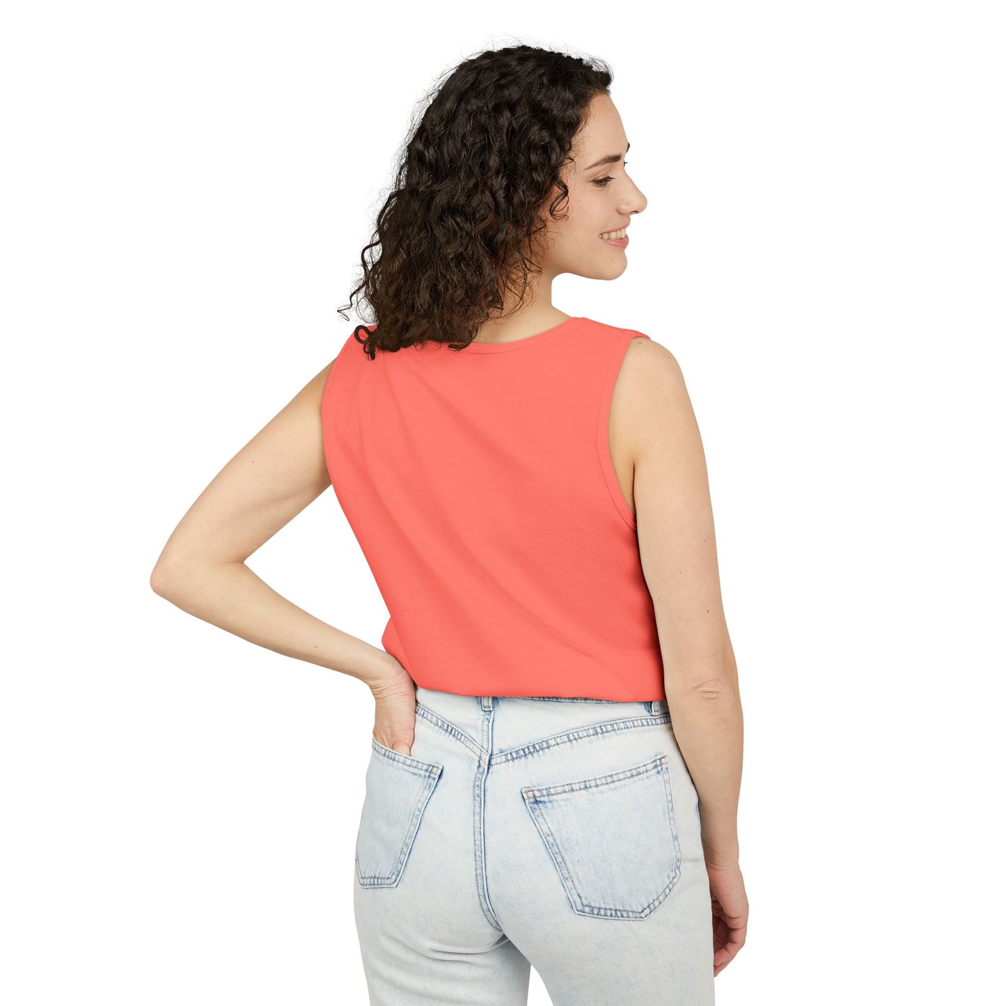 Protected by Grace Cross Tank Top — Christian Faith Graphic