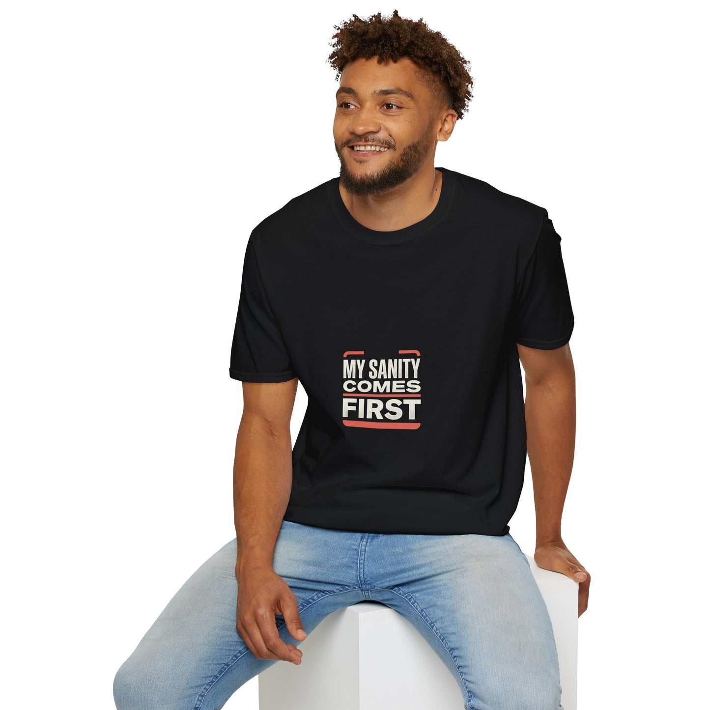 T‑Shirt — Minimal 'My Sanity Comes First' Graphic Tee