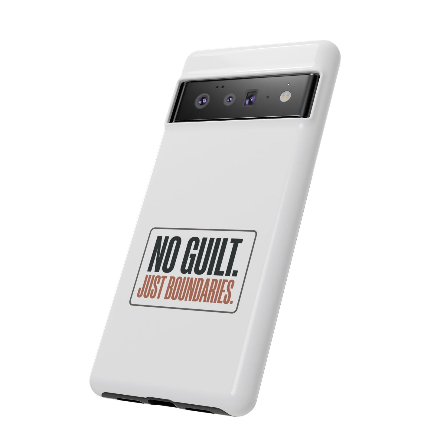 Phone Case — “No Guilt. Just Boundaries.” Motivational Protective Case