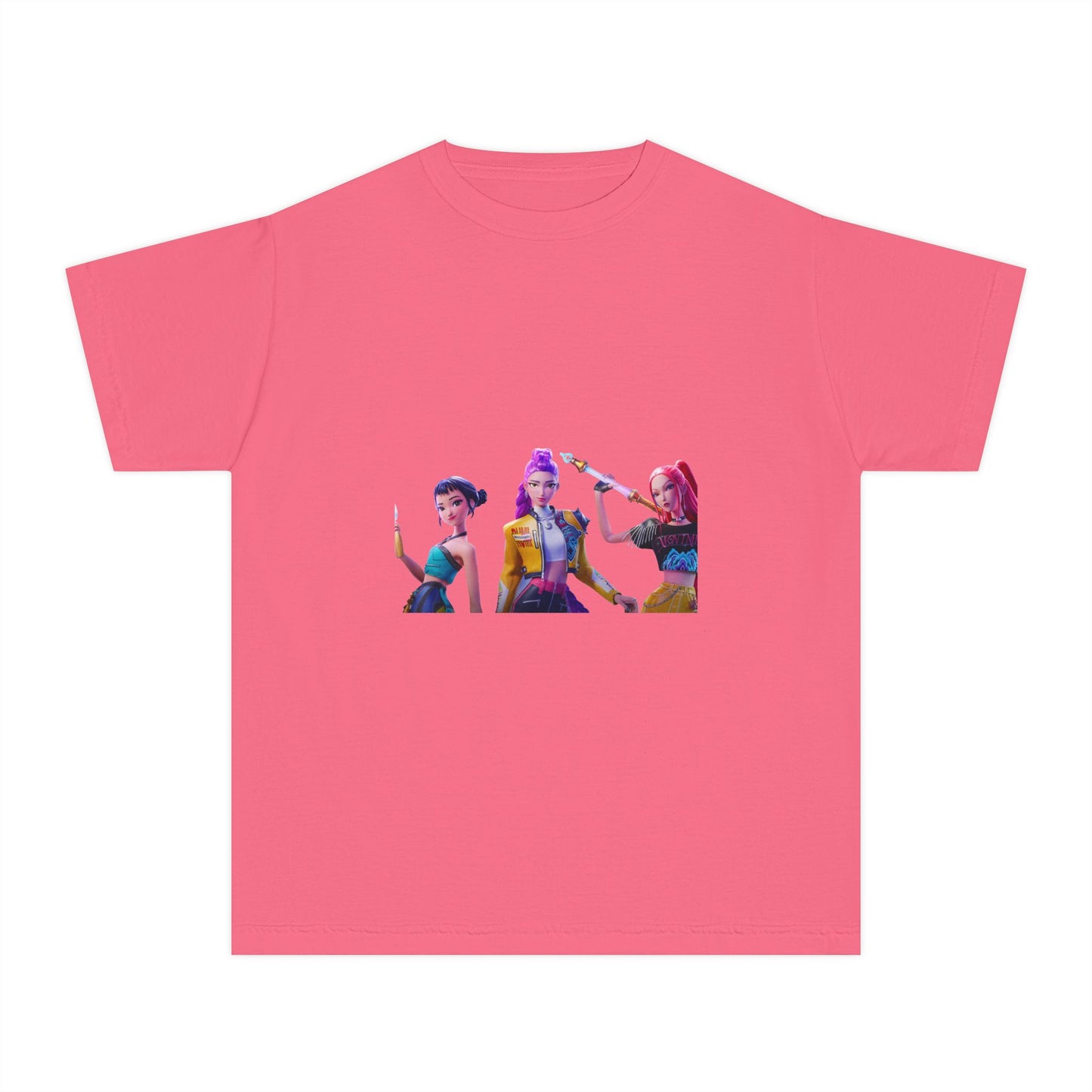 Youth Tee — Colorful Pop Trio Graphic Shirt
