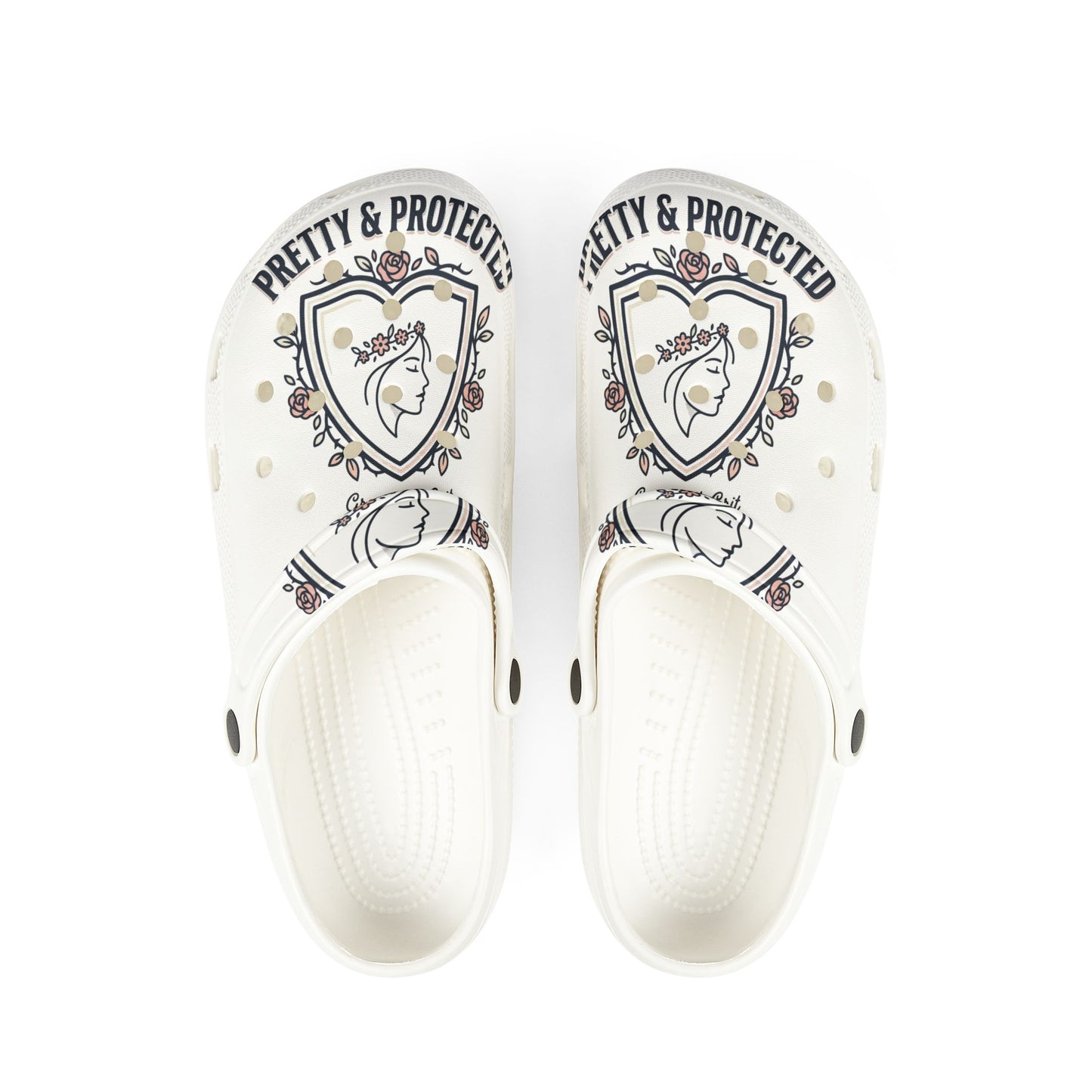 Pretty & Protected EVA Foam Clogs — Floral Shield Garden Shoes