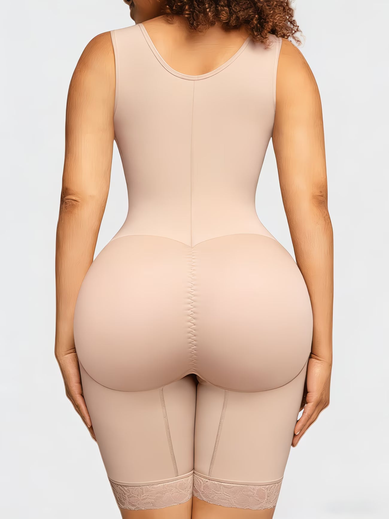 ColombianCurve™ Plus Size Faja Bodysuit | High Compression Full Body Shapewear with Butt Lift & Thigh Control