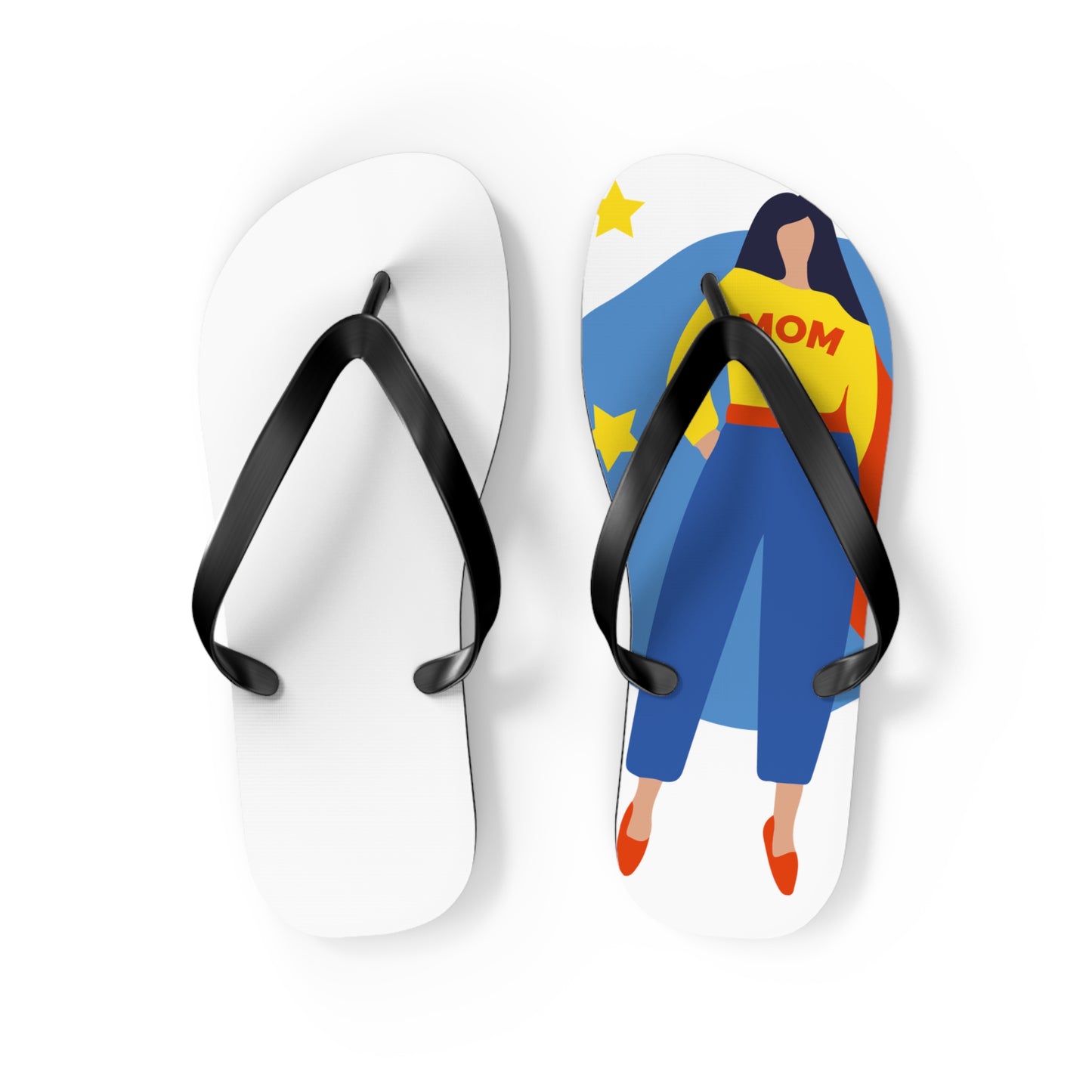 Supermom Graphic Flip Flops – Women’s Casual Summer Sandals