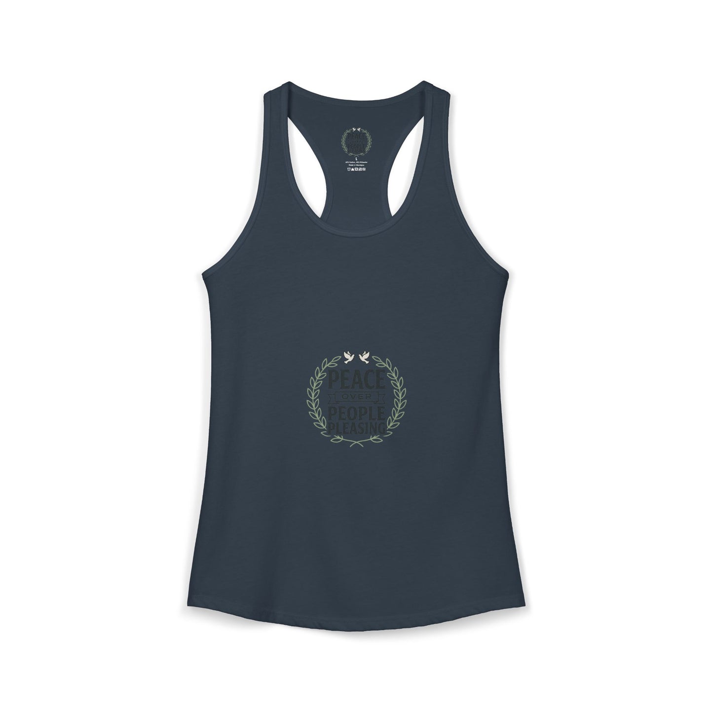 Peace Over People Pleasing Ideal Racerback Tank