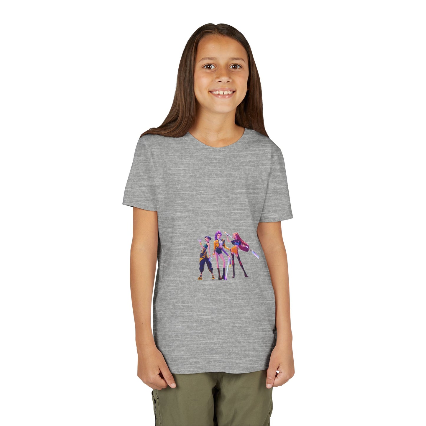 Youth Tee — Colorful Cartoon Band Kids T‑Shirt