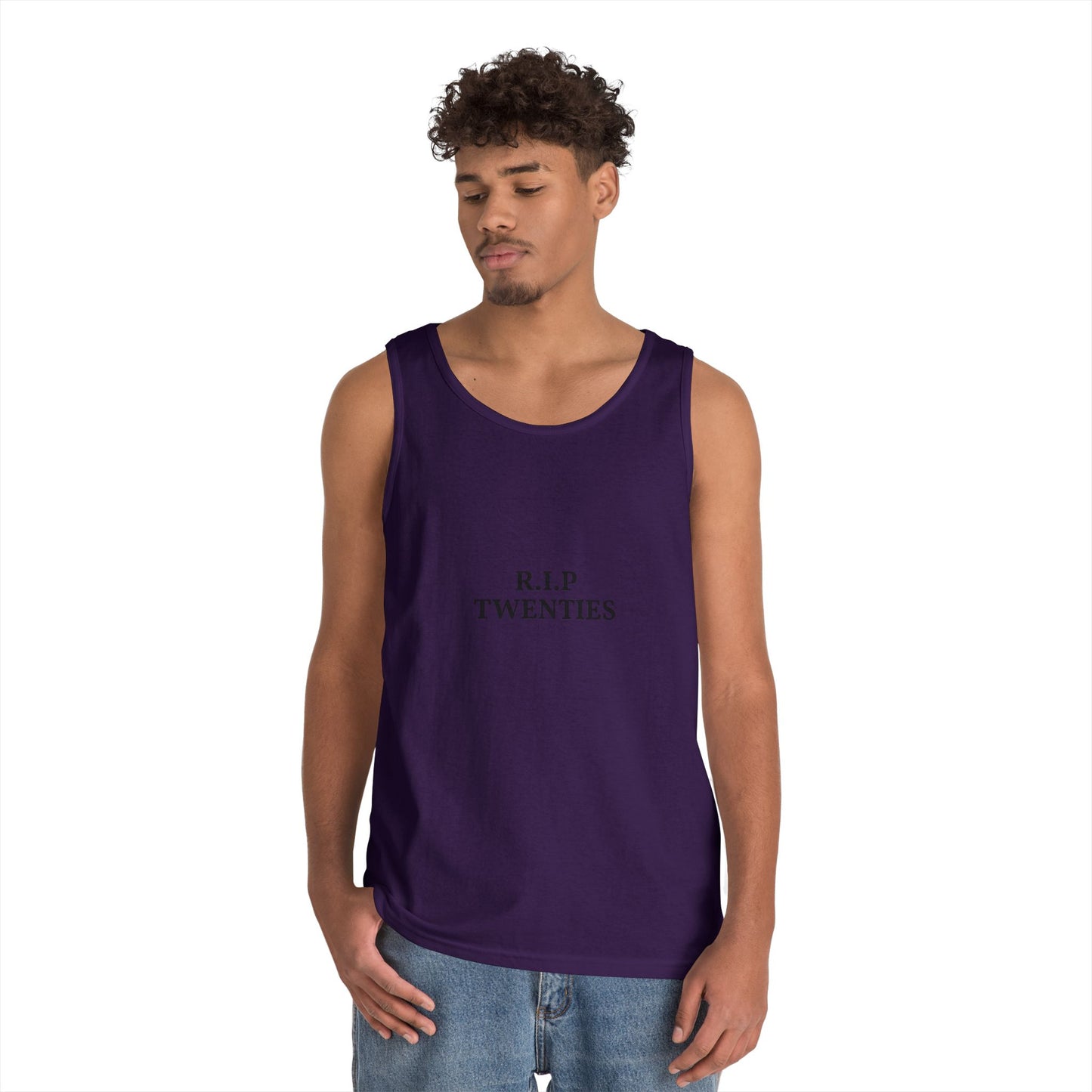R.I.P. Twenties Tank Top — Funny Millennial Nostalgia Graphic Tank