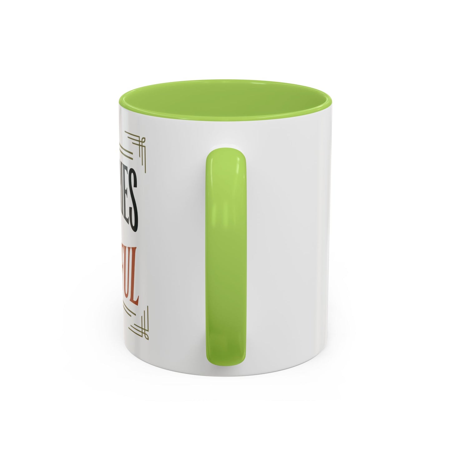 Boundaries Are Beautiful Accent Coffee Mug — Inspirational Self-Care Coffee Cup (11/15oz)