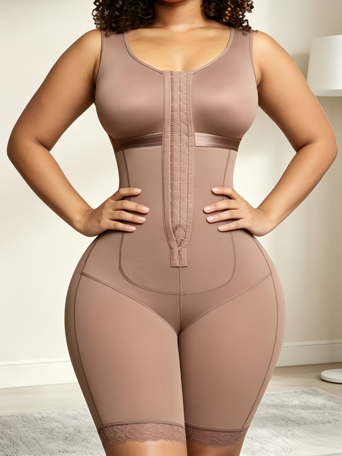 WesternCurve™ Zipper Shaping Bodysuit | Tummy Control Bust Support Butt Lift Shapewear Jumpsuit