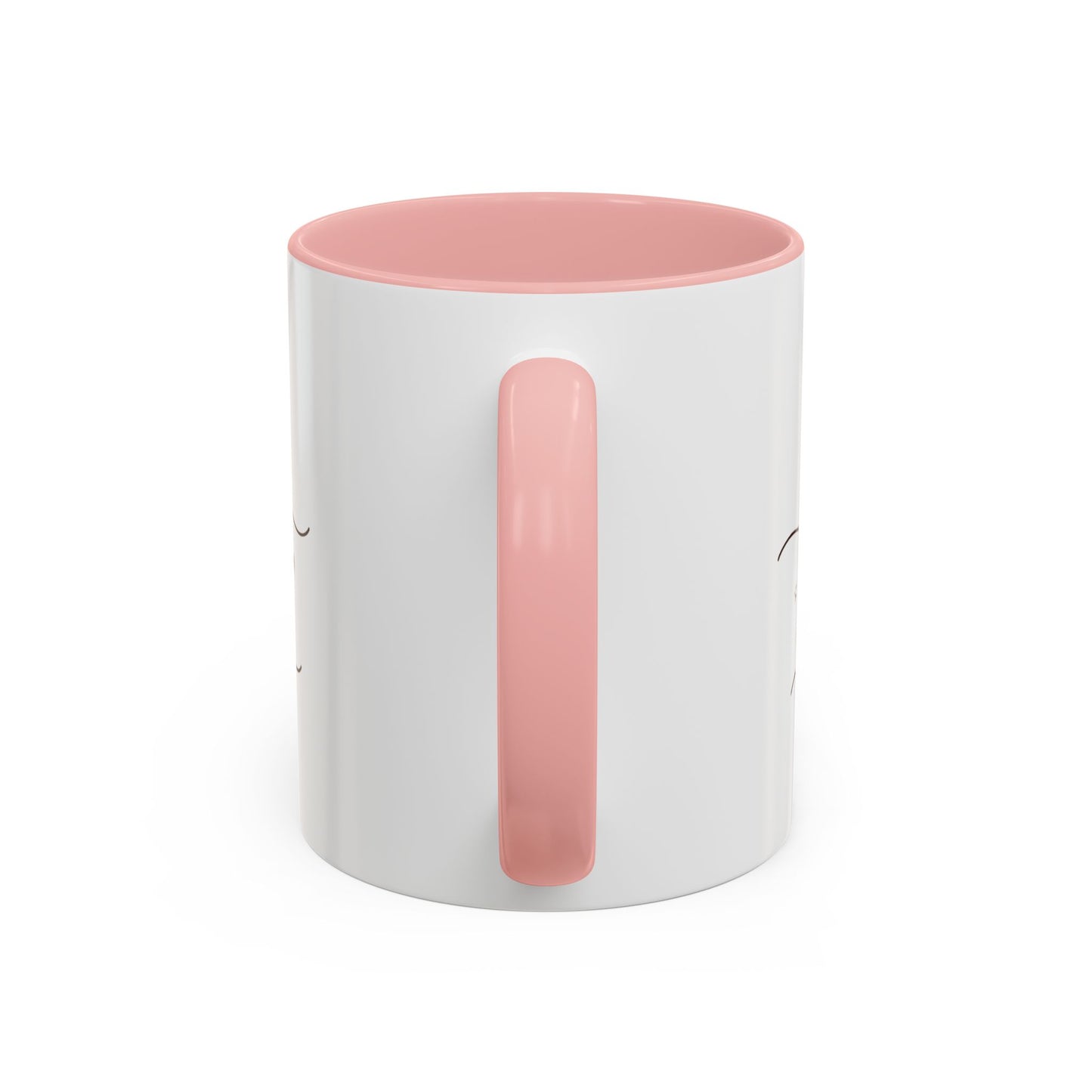 Personalized Accent Coffee Mug — “Just Like Everything You Do”