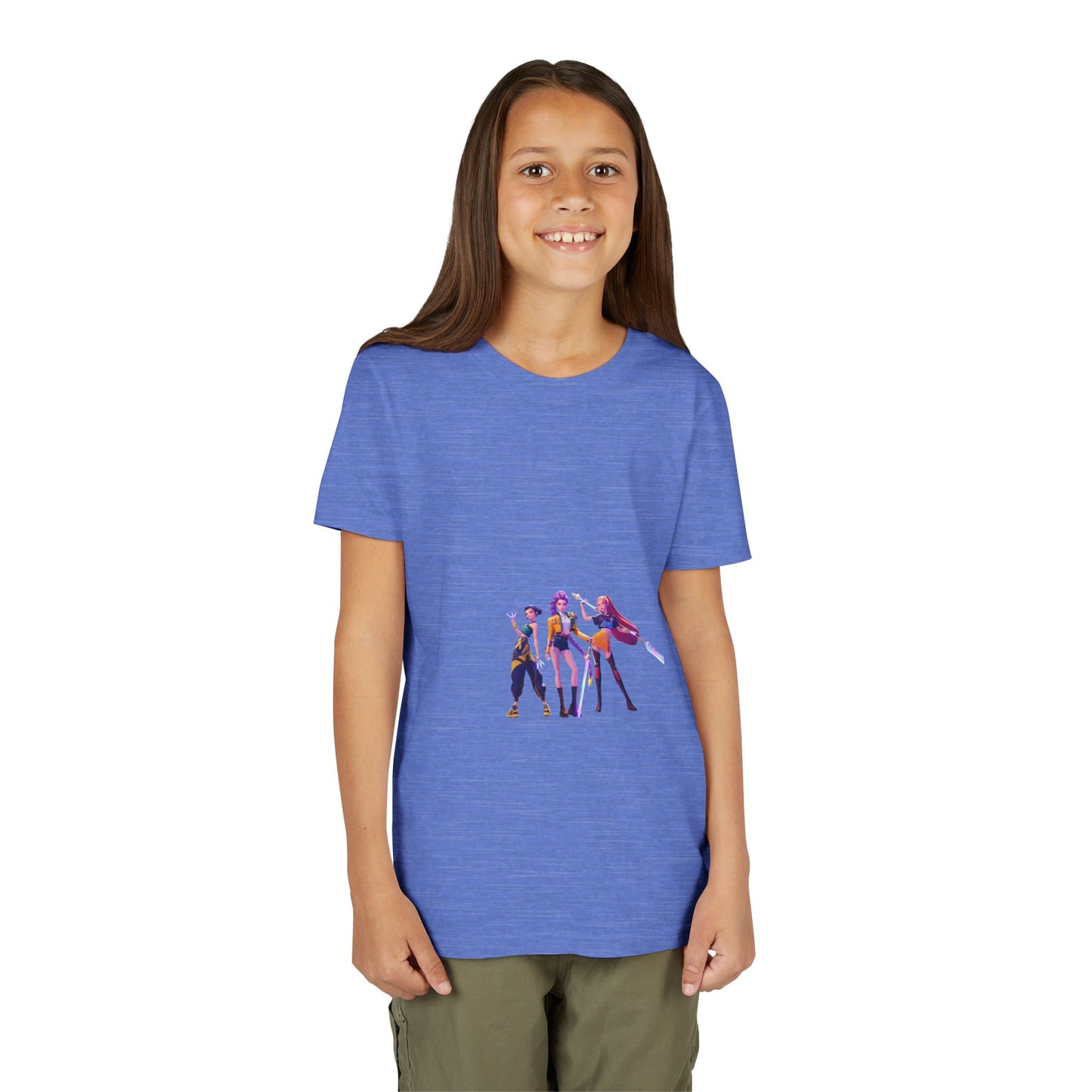 Youth Tee — Colorful Cartoon Band Kids T‑Shirt